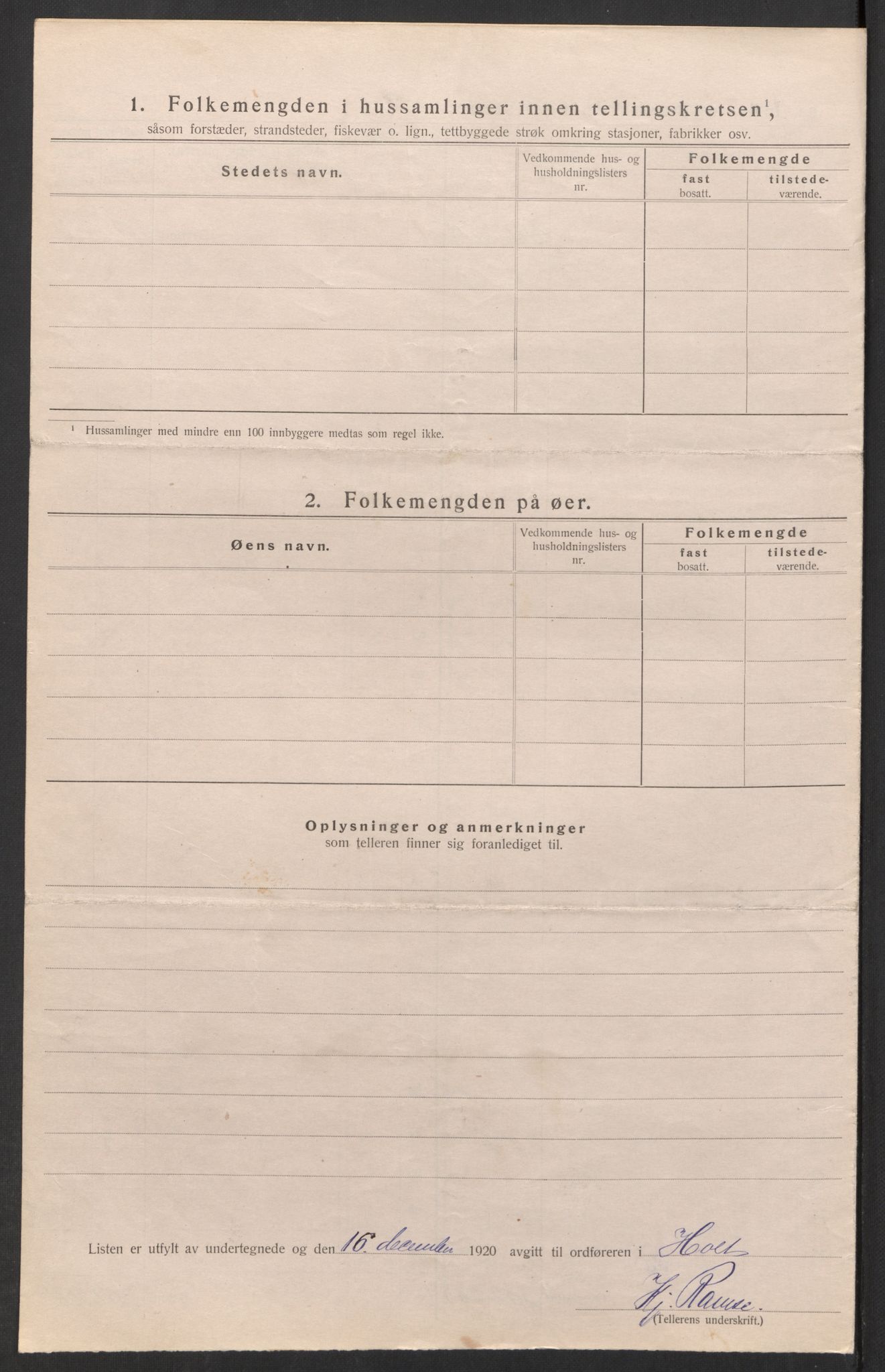 SAK, Folketelling 1920 for 0914 Holt herred, 1920, s. 26