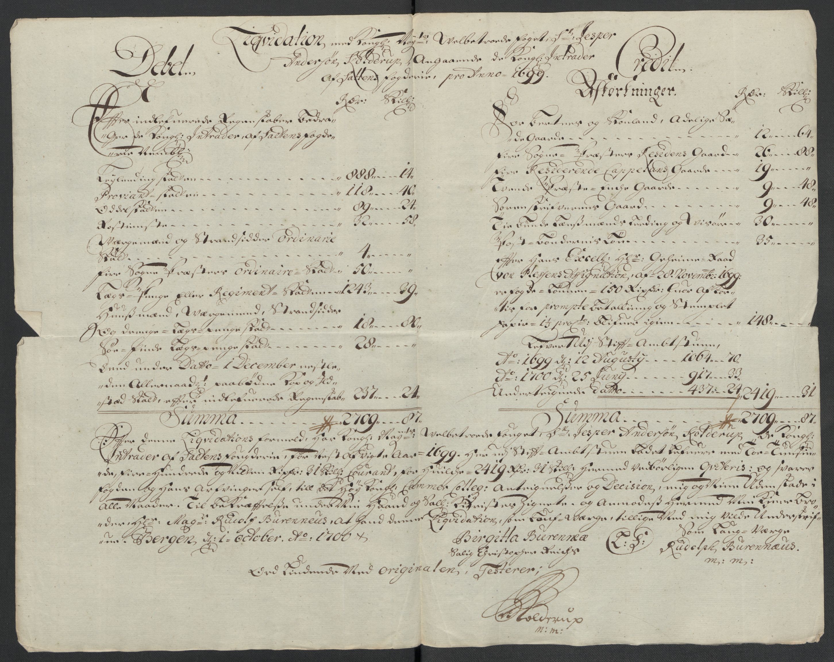 Rentekammeret inntil 1814, Reviderte regnskaper, Fogderegnskap, RA/EA-4092/R66/L4579: Fogderegnskap Salten, 1697-1700, s. 458