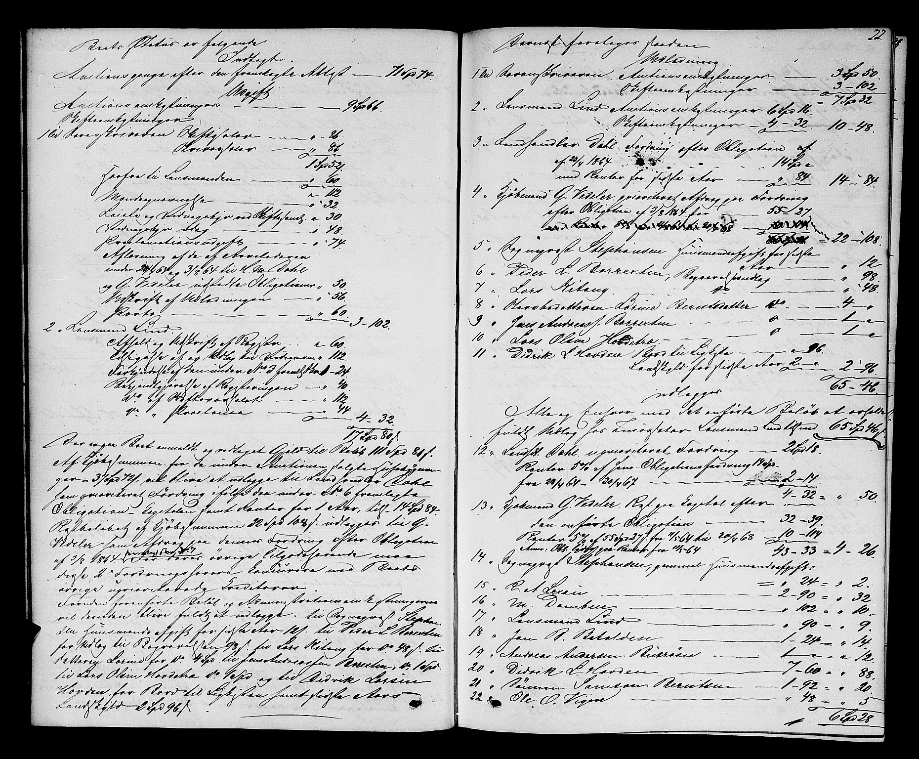 Sunnfjord tingrett, AV/SAB-A-3201/1/H/Hd/L0004: Skifteutlodningsprotokoll, 1868-1874, s. 21b-22a