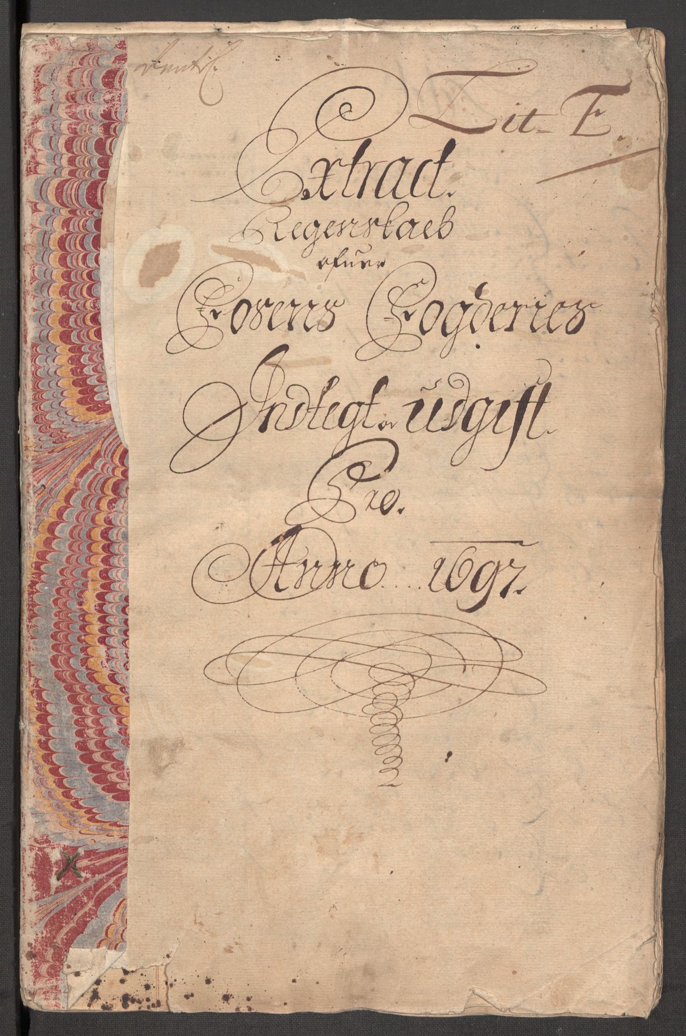 Rentekammeret inntil 1814, Reviderte regnskaper, Fogderegnskap, RA/EA-4092/R57/L3852: Fogderegnskap Fosen, 1697, s. 4