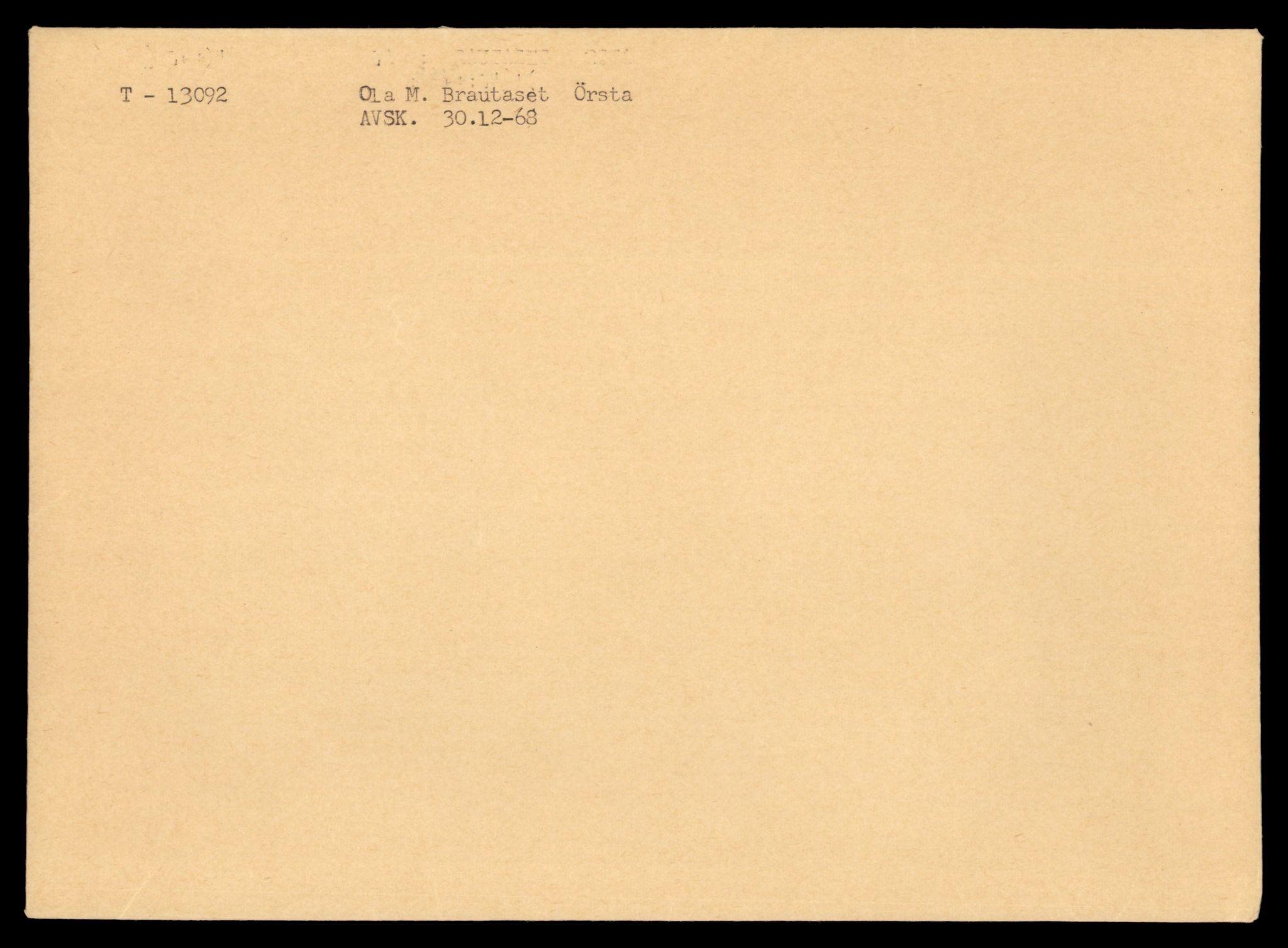 Møre og Romsdal vegkontor - Ålesund trafikkstasjon, AV/SAT-A-4099/F/Fe/L0037: Registreringskort for kjøretøy T 13031 - T 13179, 1927-1998, s. 1243
