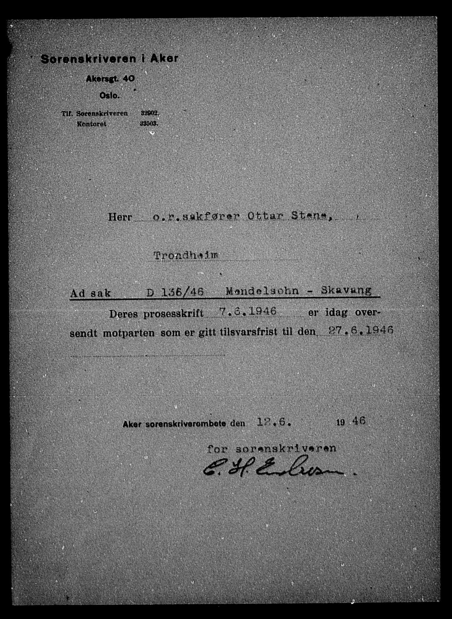 Justisdepartementet, Tilbakeføringskontoret for inndratte formuer, AV/RA-S-1564/H/Hc/Hca/L0909: --, 1945-1947, s. 83