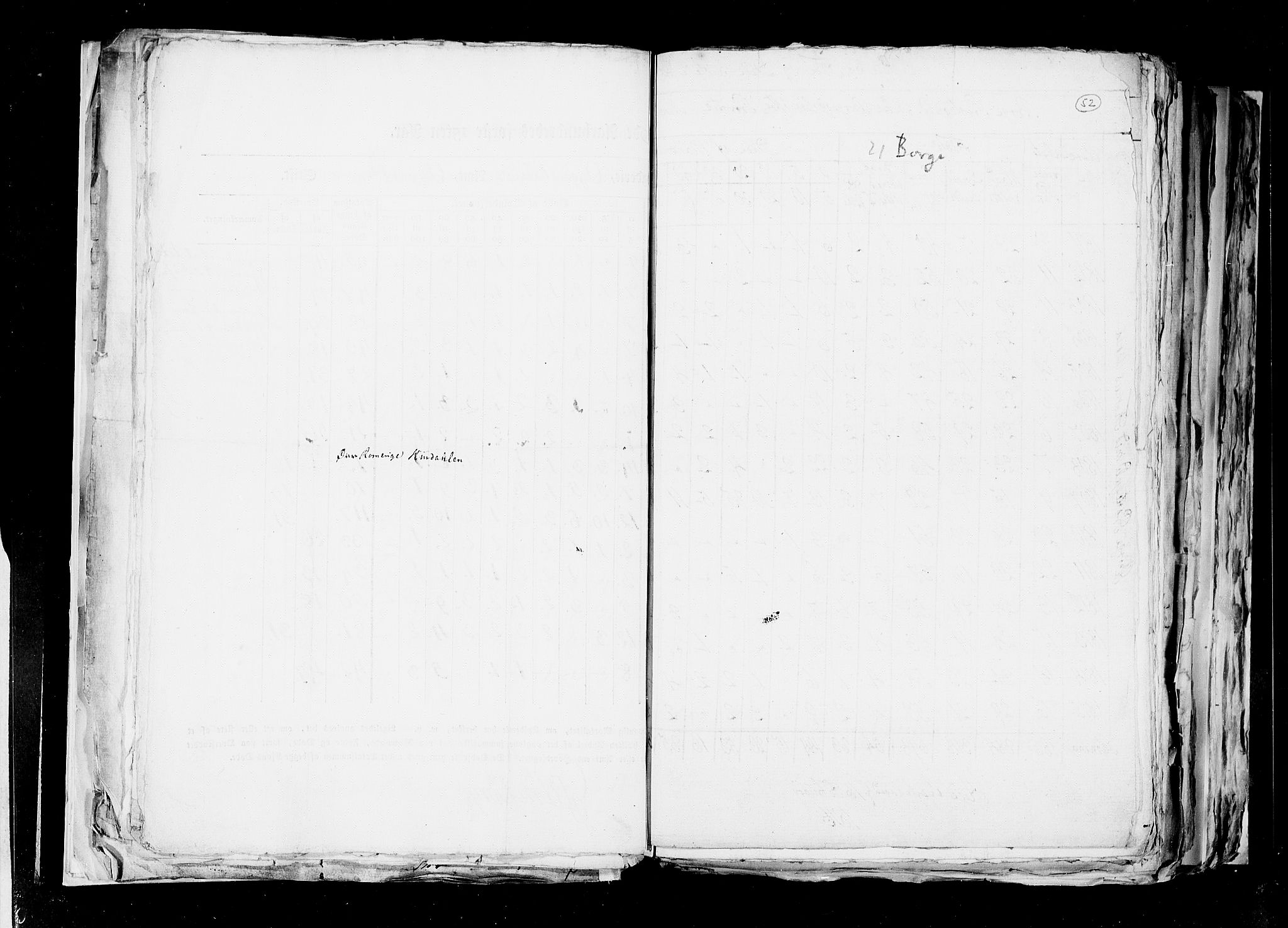 RA, Folketellingen 1815, bind 6: Folkemengdens bevegelse i Akershus stift og Kristiansand stift, 1815, s. 52