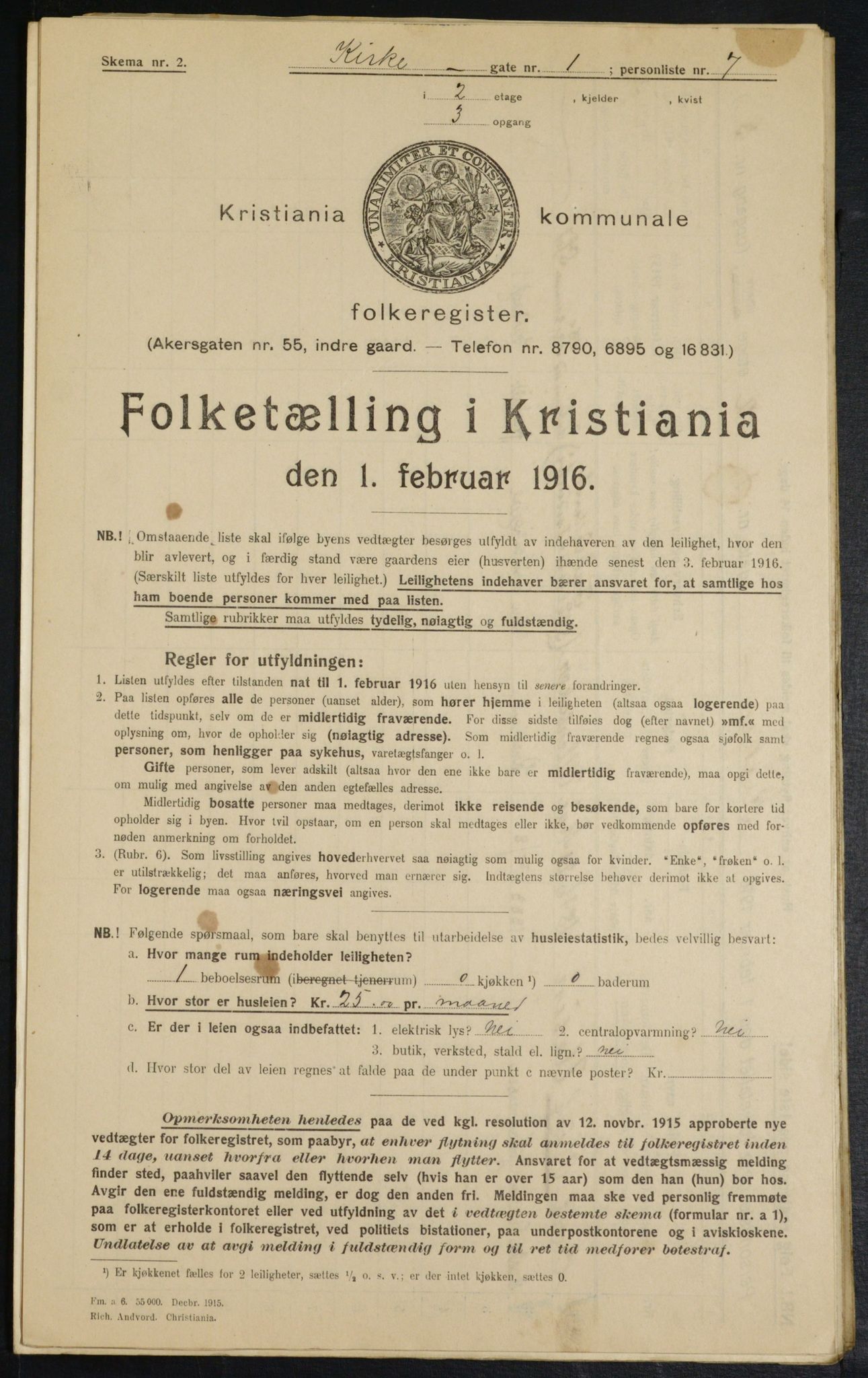 OBA, Kommunal folketelling 1.2.1916 for Kristiania, 1916, s. 50830