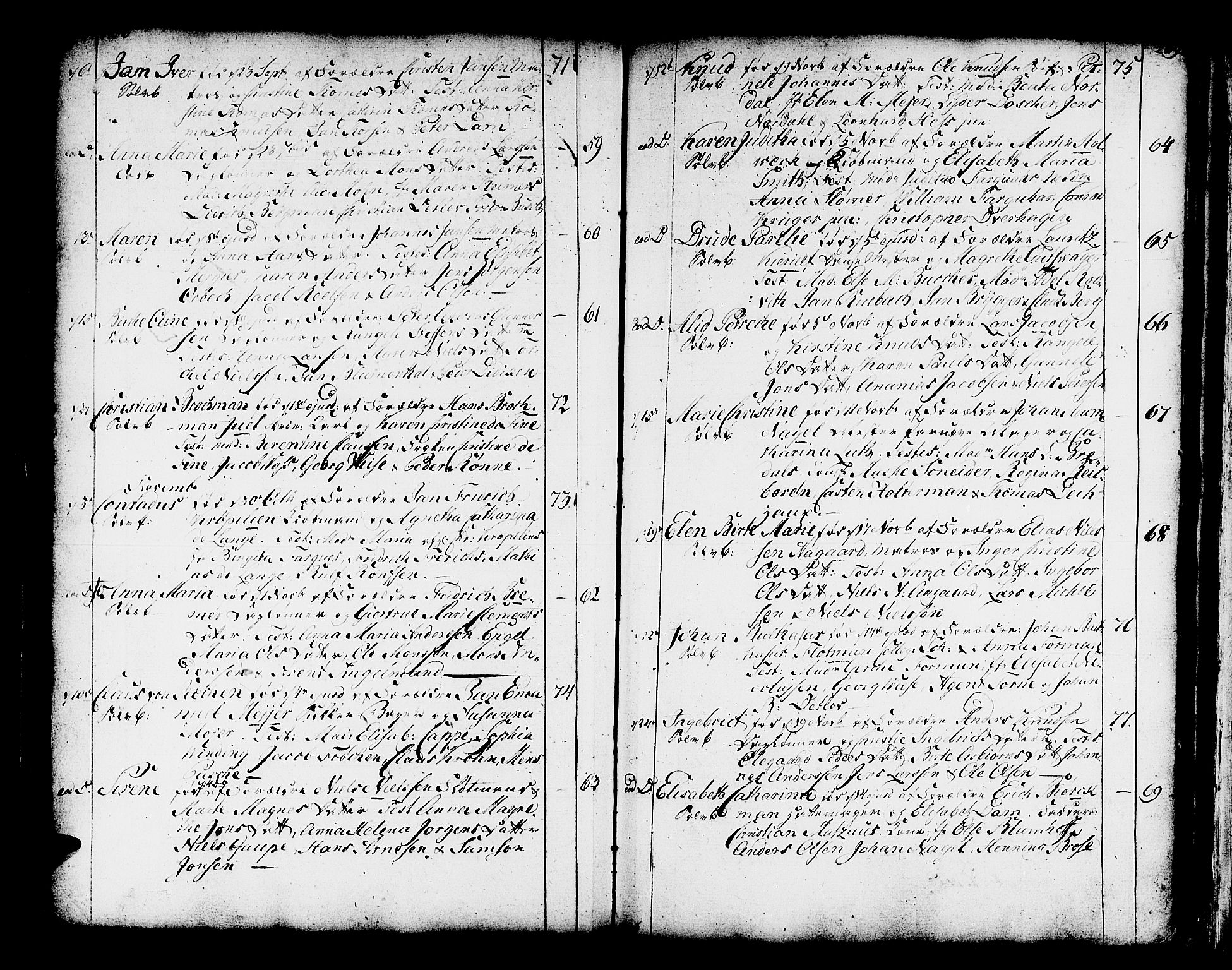 Domkirken sokneprestembete, SAB/A-74801/H/Haa/L0003: Ministerialbok nr. A 3, 1758-1789, s. 268-269
