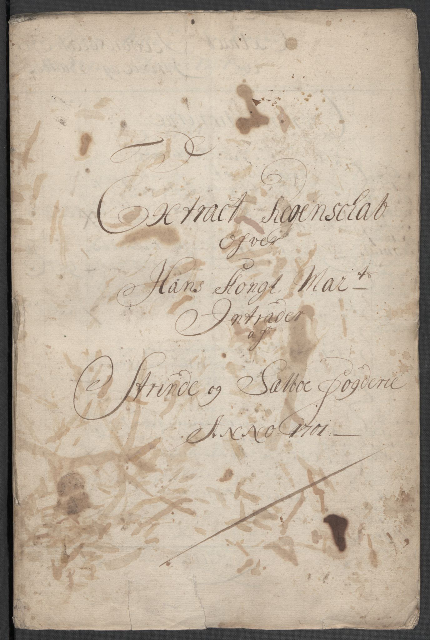 Rentekammeret inntil 1814, Reviderte regnskaper, Fogderegnskap, RA/EA-4092/R61/L4108: Fogderegnskap Strinda og Selbu, 1701-1703, s. 4