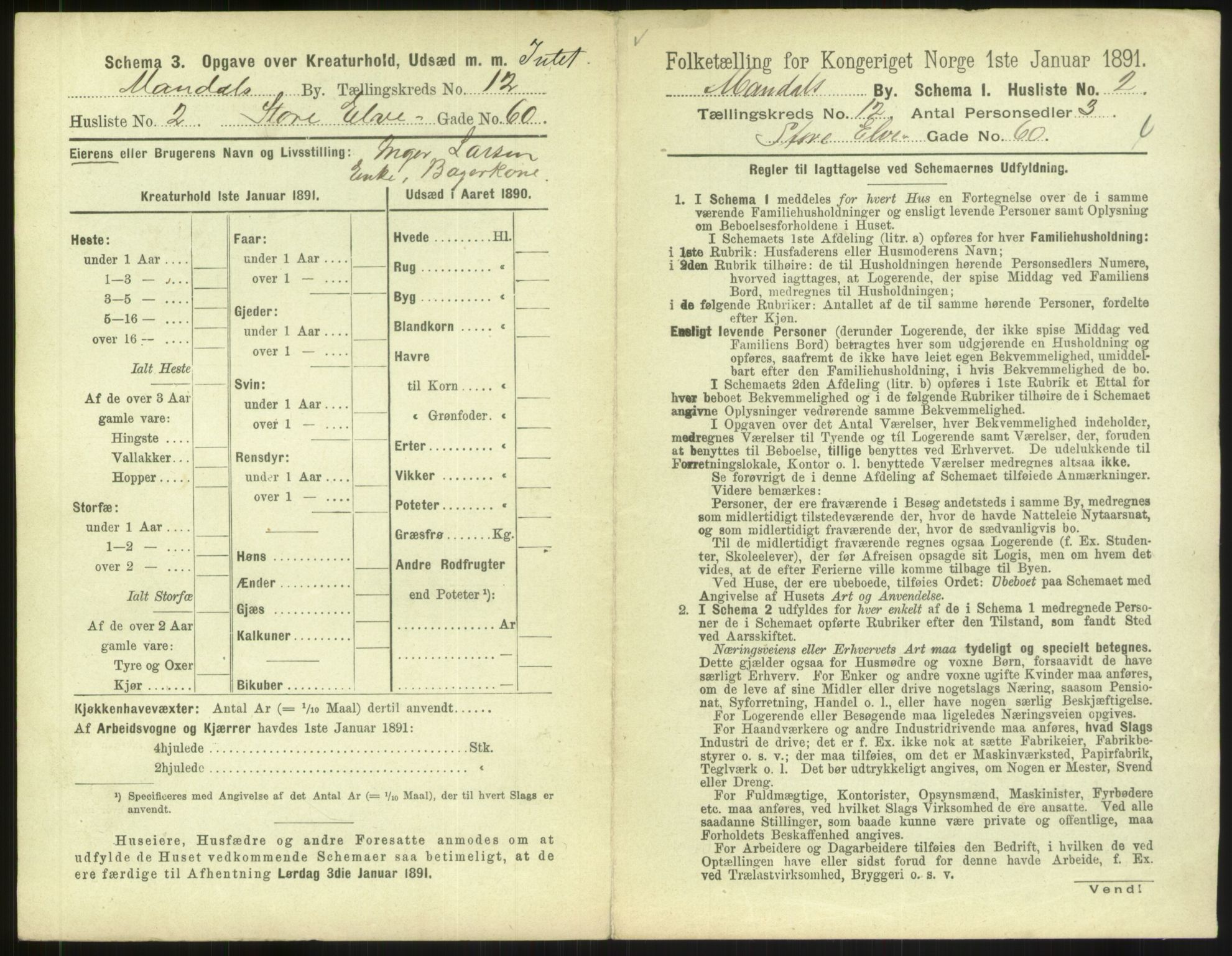 RA, Folketelling 1891 for 1002 Mandal ladested, 1891, s. 559