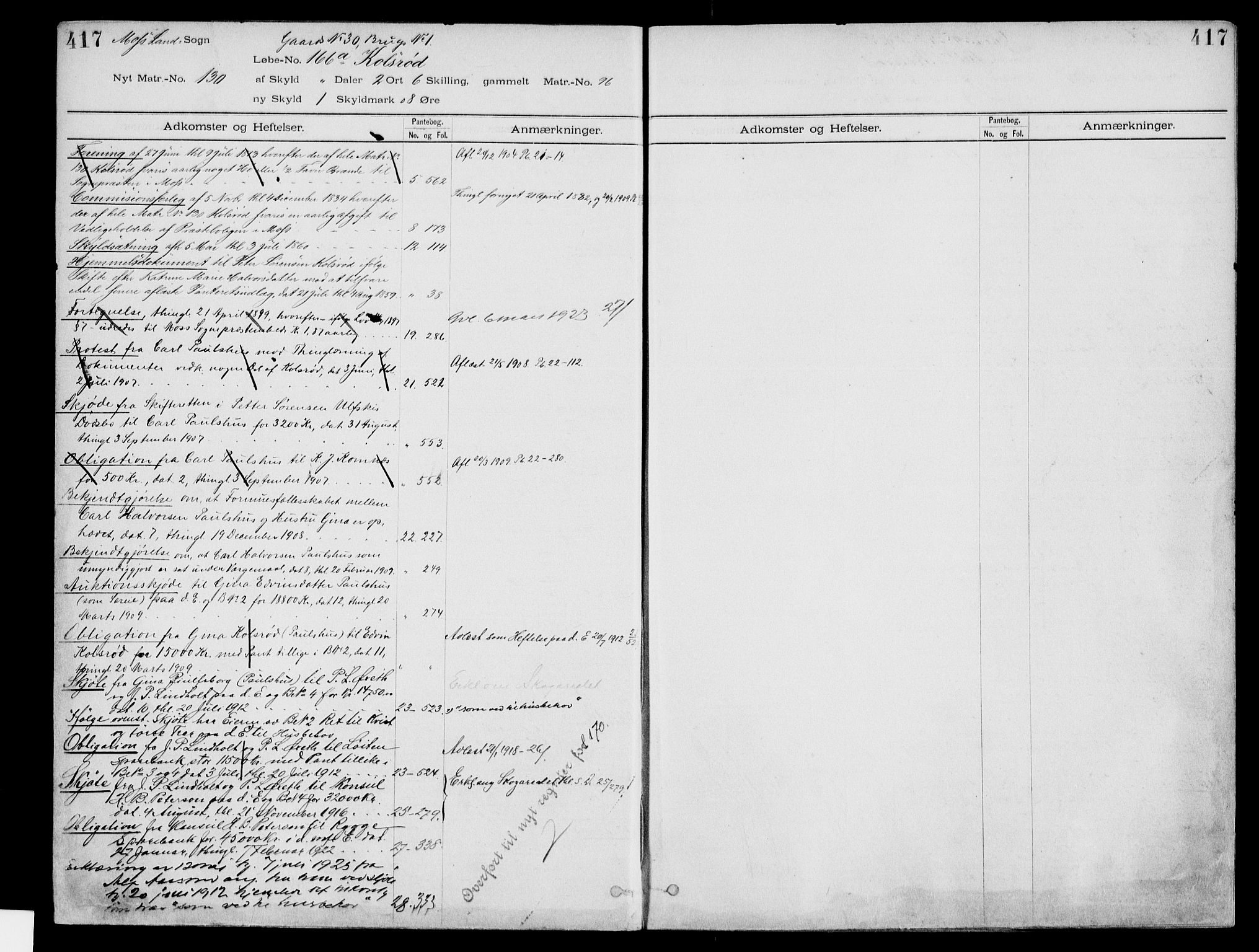 Moss sorenskriveri, SAO/A-10168: Panteregister nr. IV 3b, 1769-1926, s. 417