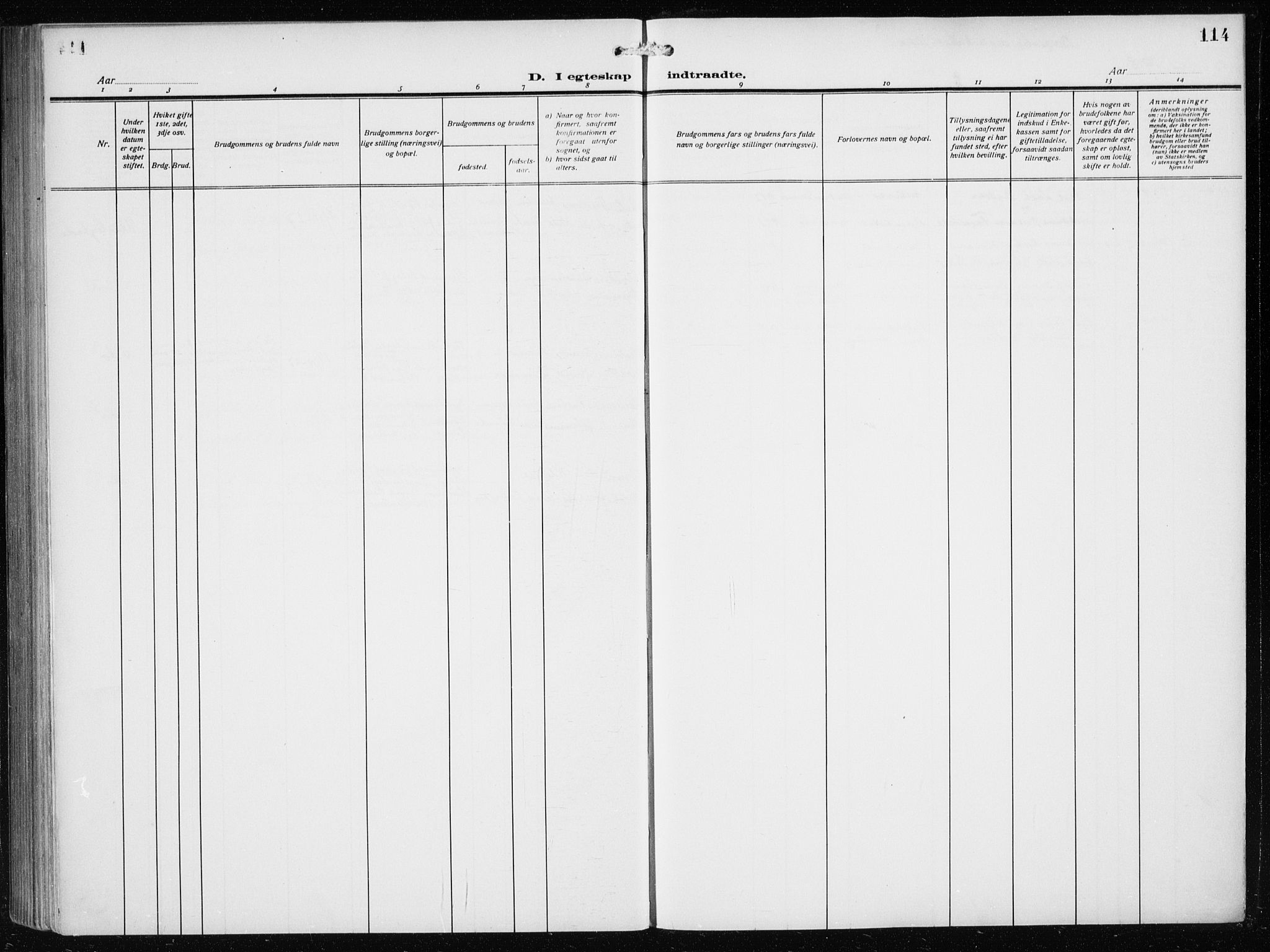 Mariakirken Sokneprestembete, AV/SAB-A-76901/H/Haa/L0015: Ministerialbok nr. C 3, 1913-1927, s. 114