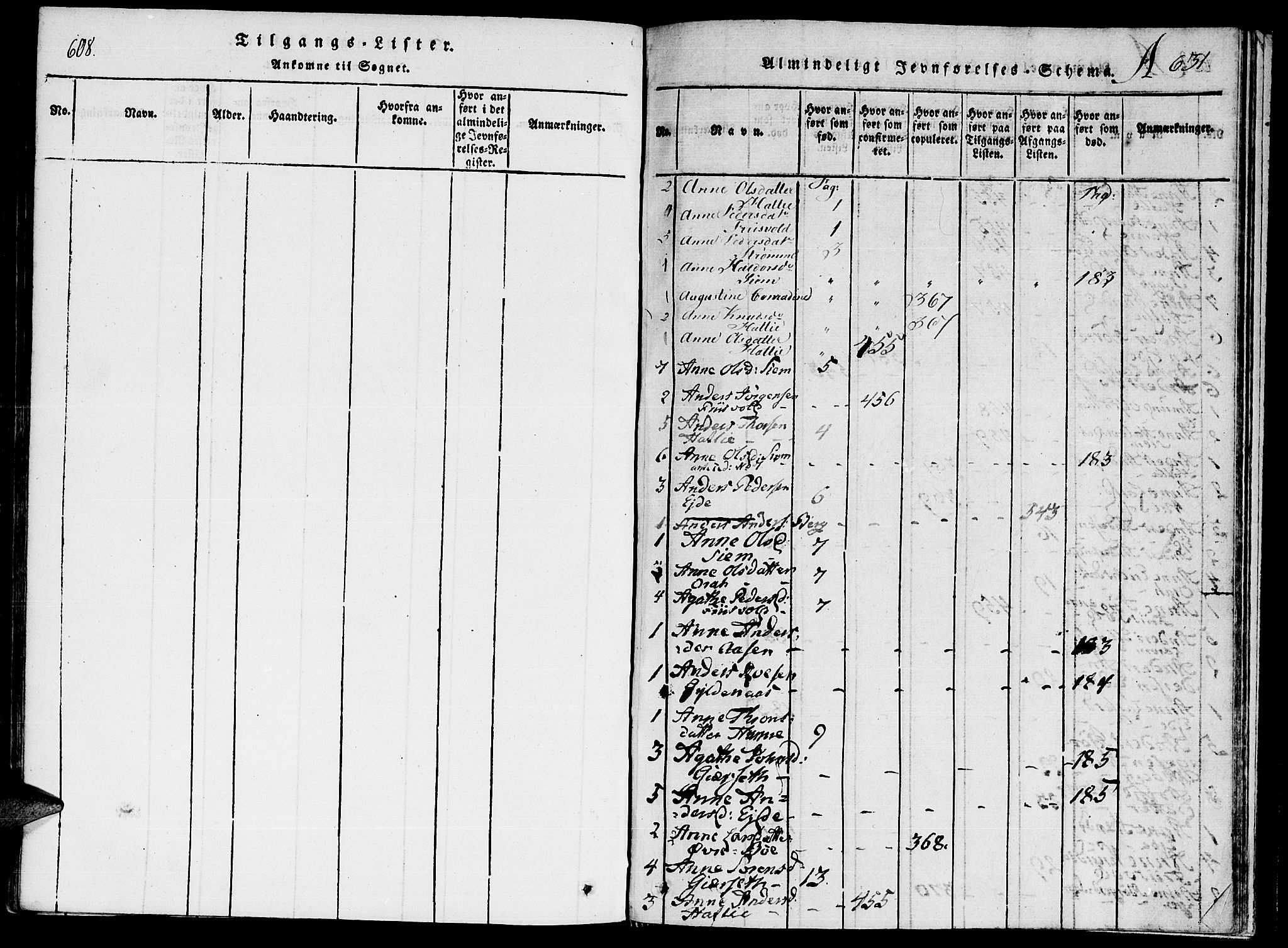 Ministerialprotokoller, klokkerbøker og fødselsregistre - Møre og Romsdal, SAT/A-1454/542/L0551: Ministerialbok nr. 542A01, 1818-1853, s. 630-631