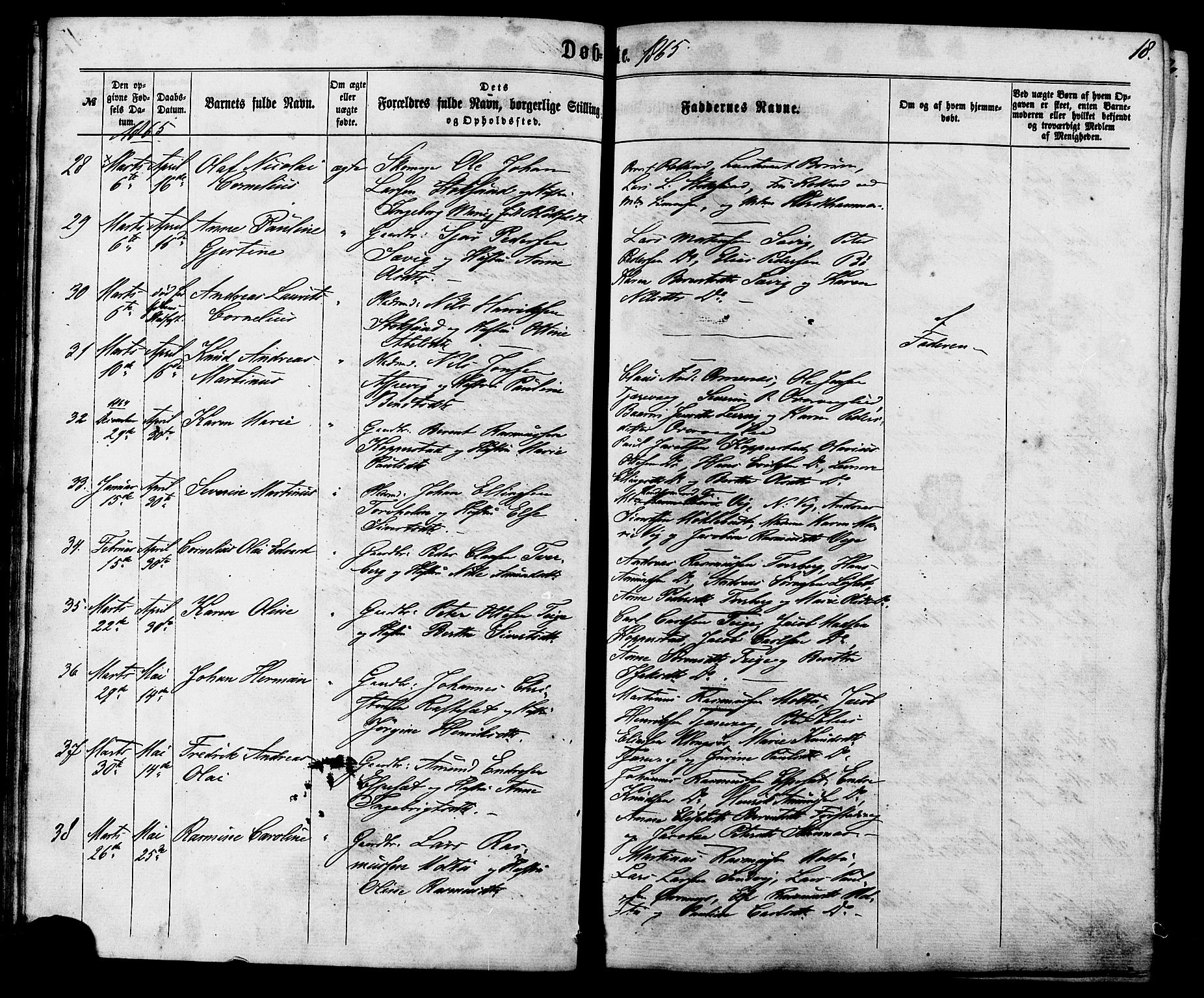 Ministerialprotokoller, klokkerbøker og fødselsregistre - Møre og Romsdal, AV/SAT-A-1454/507/L0071: Ministerialbok nr. 507A06, 1863-1878, s. 18