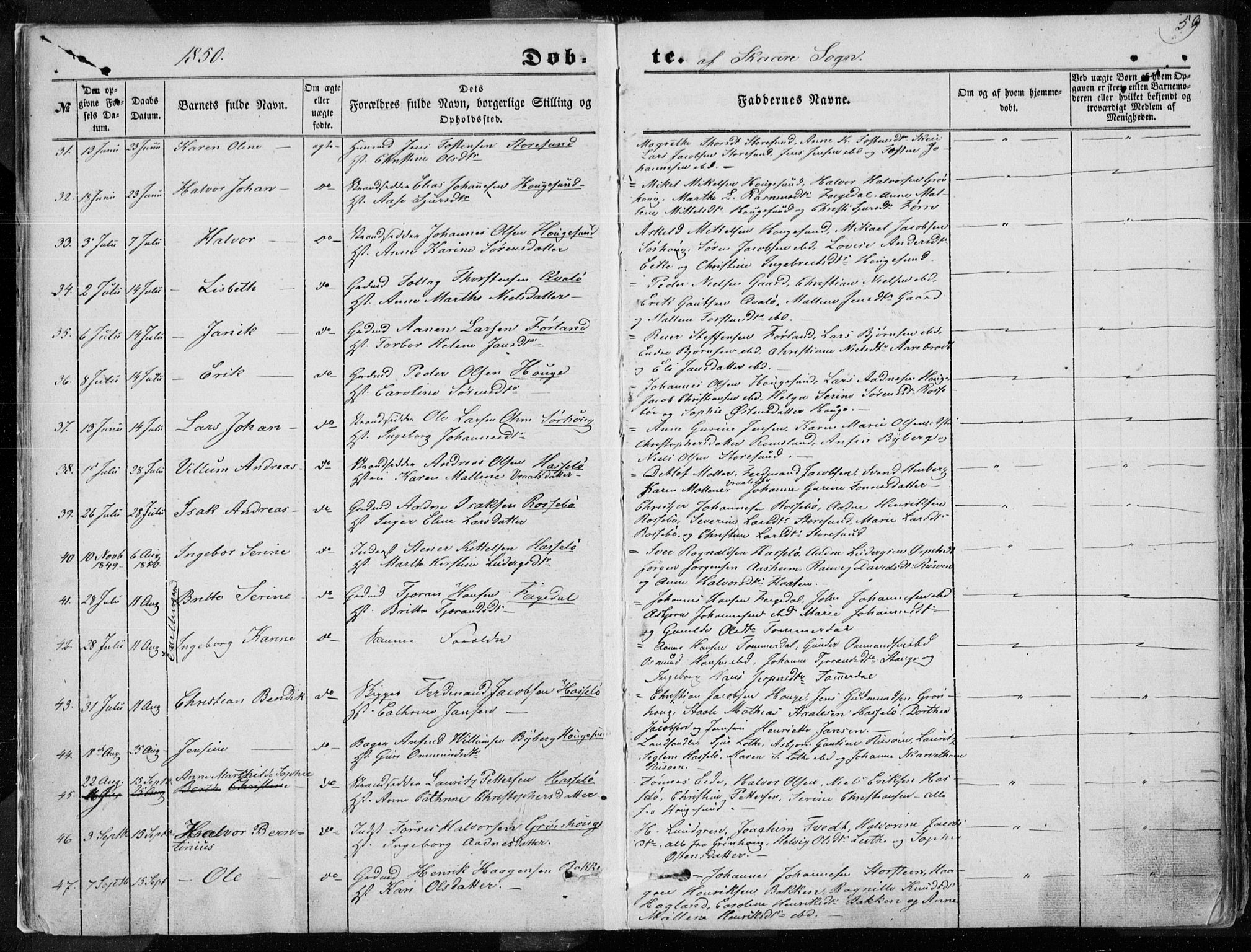 Torvastad sokneprestkontor, AV/SAST-A -101857/H/Ha/Haa/L0009: Ministerialbok nr. A 9, 1847-1856, s. 59