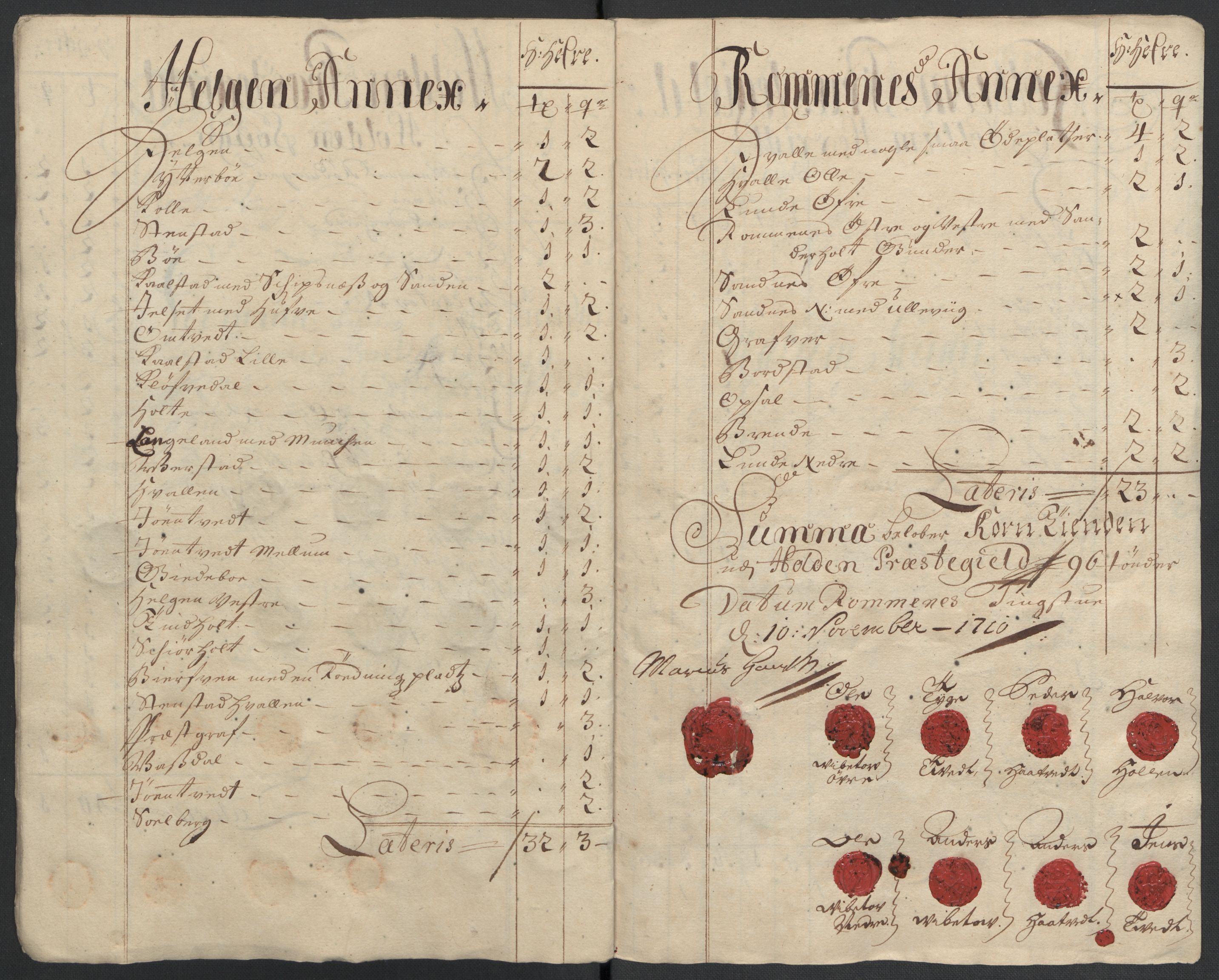Rentekammeret inntil 1814, Reviderte regnskaper, Fogderegnskap, AV/RA-EA-4092/R36/L2119: Fogderegnskap Øvre og Nedre Telemark og Bamble, 1710, s. 37