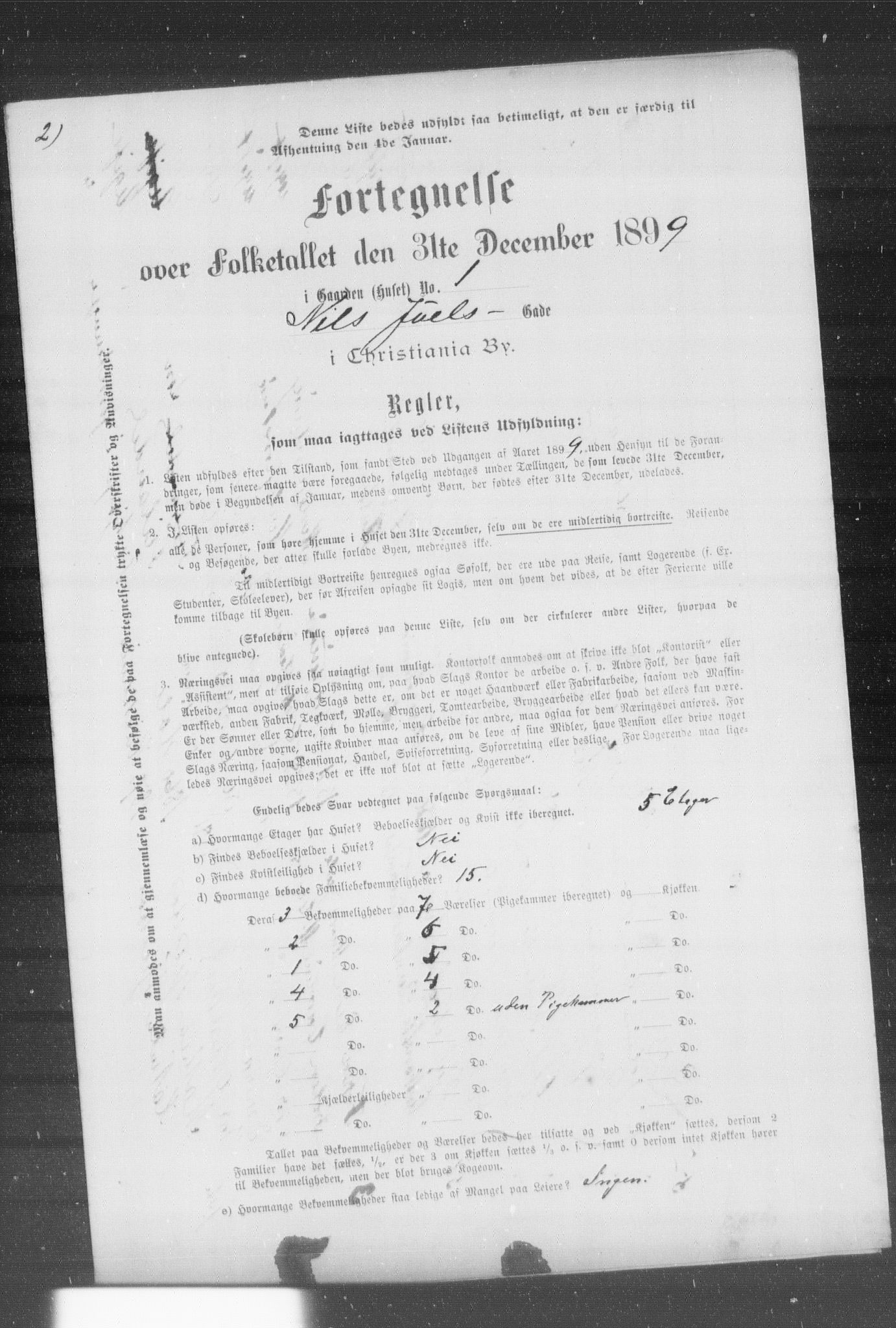 OBA, Kommunal folketelling 31.12.1899 for Kristiania kjøpstad, 1899, s. 9133