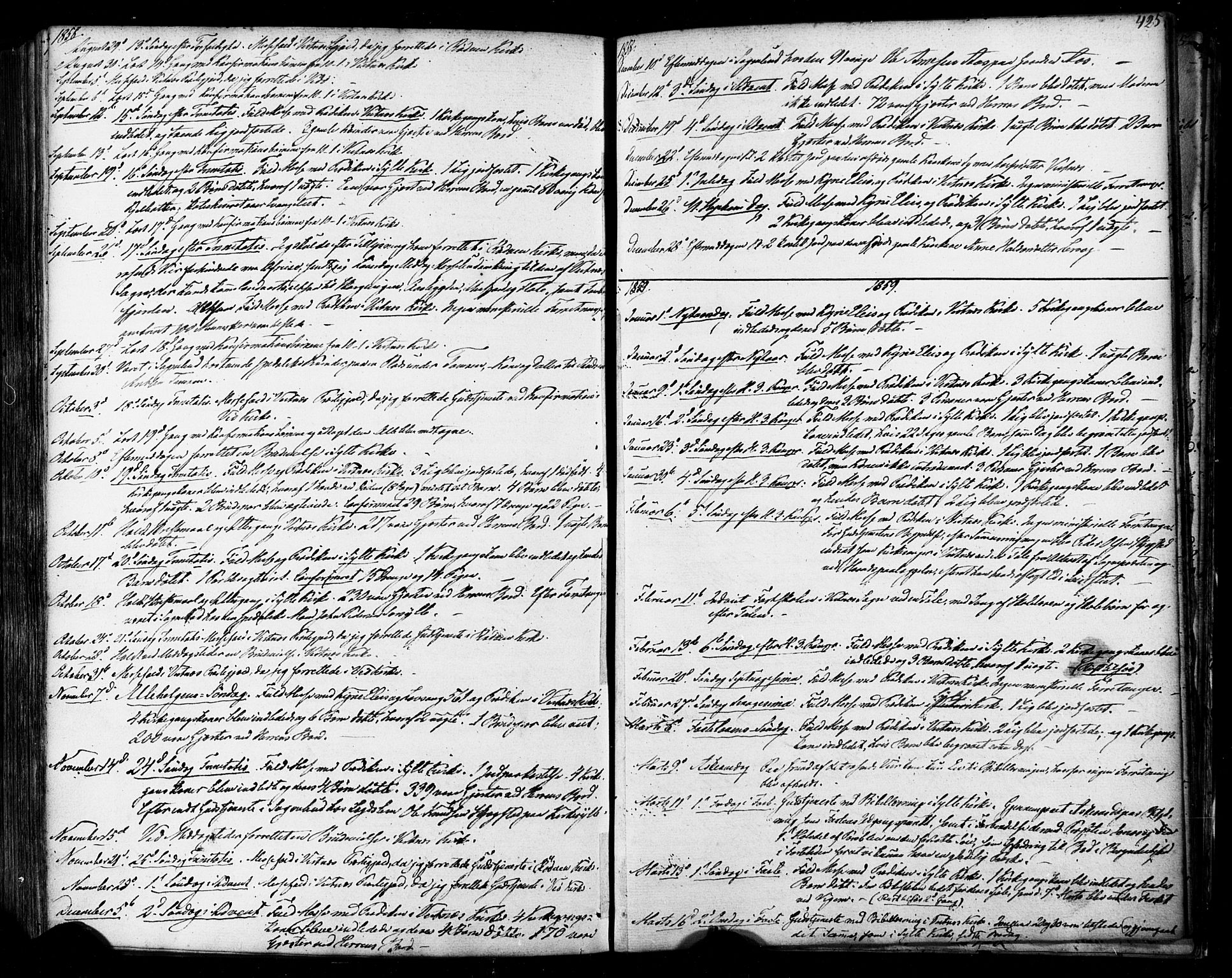 Ministerialprotokoller, klokkerbøker og fødselsregistre - Møre og Romsdal, AV/SAT-A-1454/539/L0529: Ministerialbok nr. 539A02, 1848-1872, s. 425