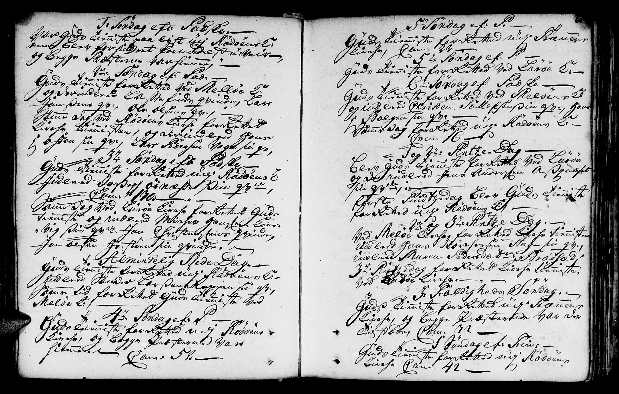 Ministerialprotokoller, klokkerbøker og fødselsregistre - Nordland, AV/SAT-A-1459/841/L0586: Ministerialbok nr. 841A01, 1739-1750, s. 60
