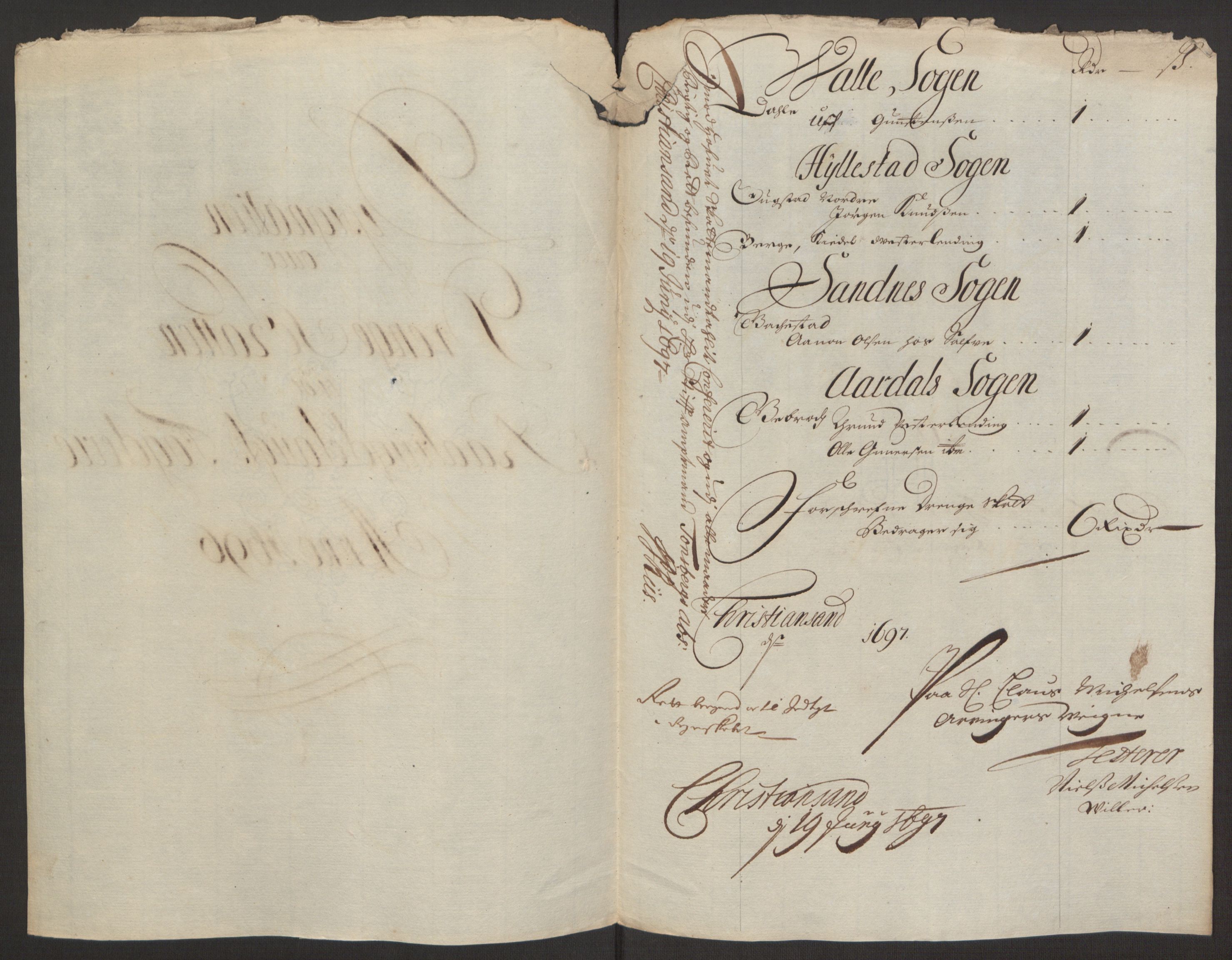 Rentekammeret inntil 1814, Reviderte regnskaper, Fogderegnskap, RA/EA-4092/R40/L2444: Fogderegnskap Råbyggelag, 1693-1696, s. 319