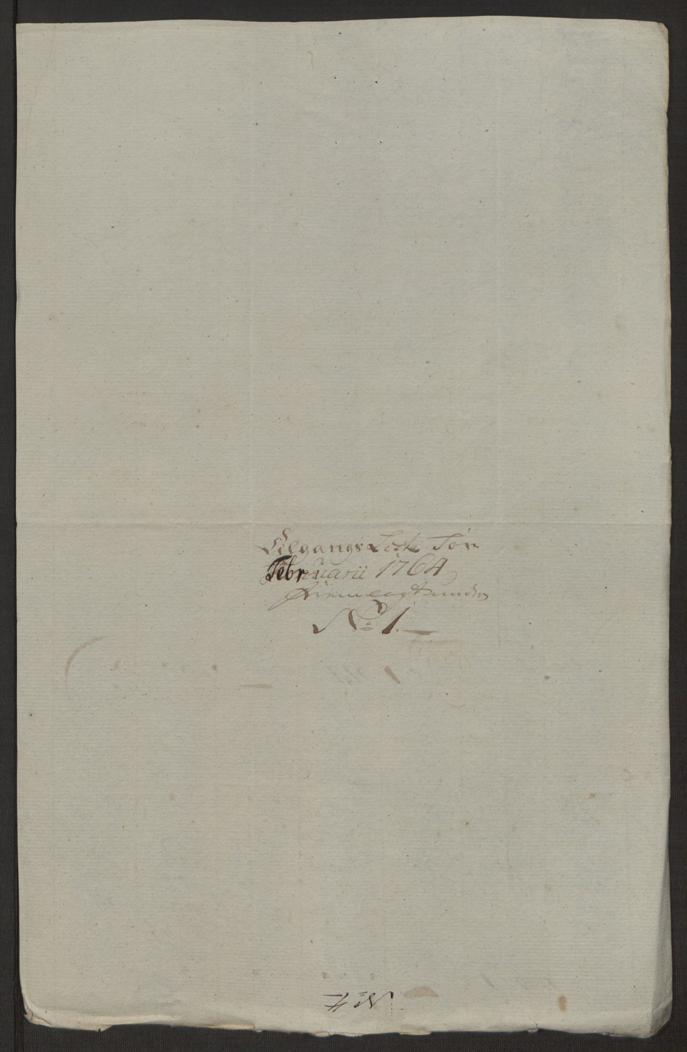 Rentekammeret inntil 1814, Reviderte regnskaper, Byregnskaper, AV/RA-EA-4066/R/Rm/L0265/0001: [M6] Kontribusjonsregnskap / Ekstraskatt, 1762-1764, s. 201