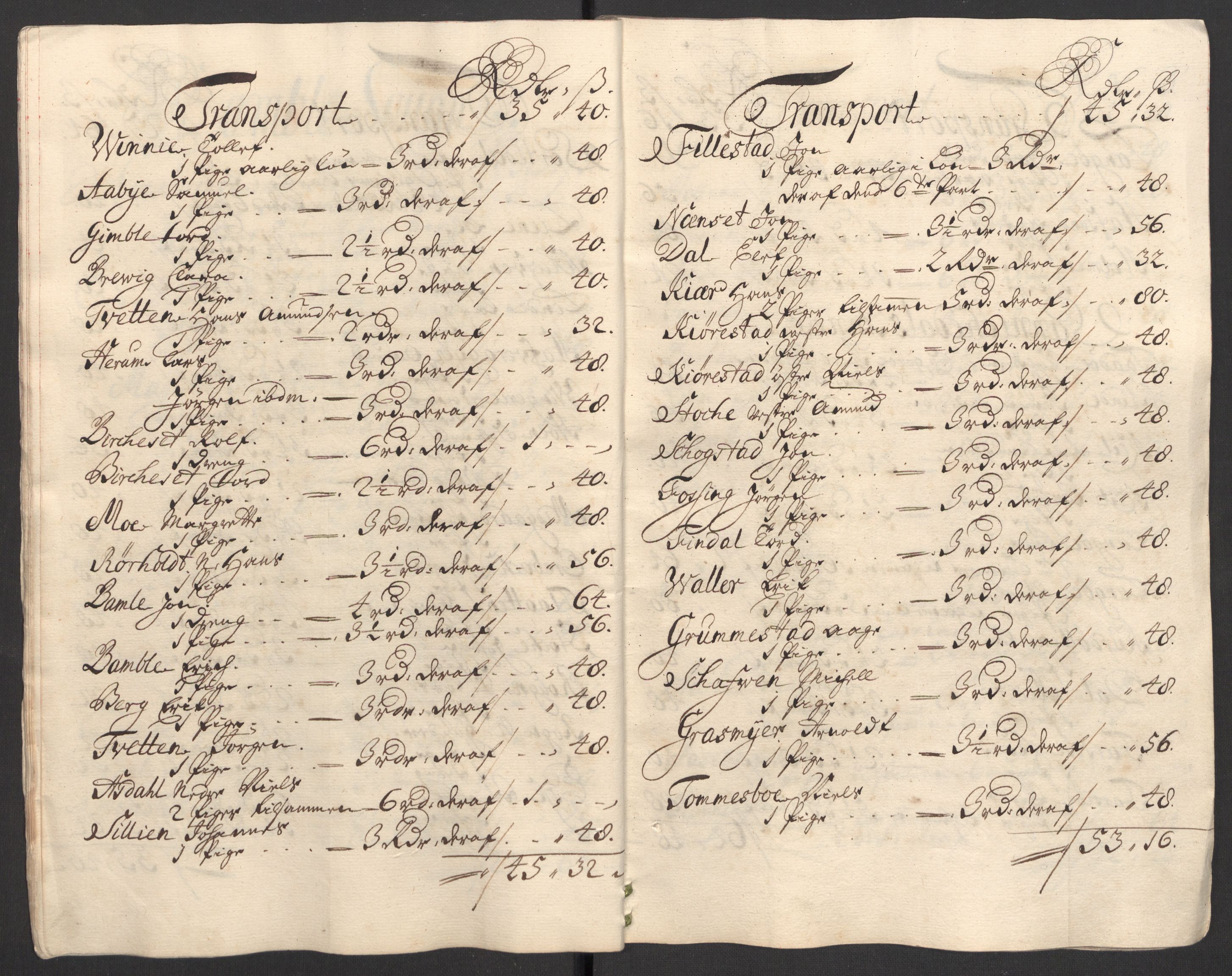 Rentekammeret inntil 1814, Reviderte regnskaper, Fogderegnskap, AV/RA-EA-4092/R36/L2121: Fogderegnskap Øvre og Nedre Telemark og Bamble, 1711, s. 469