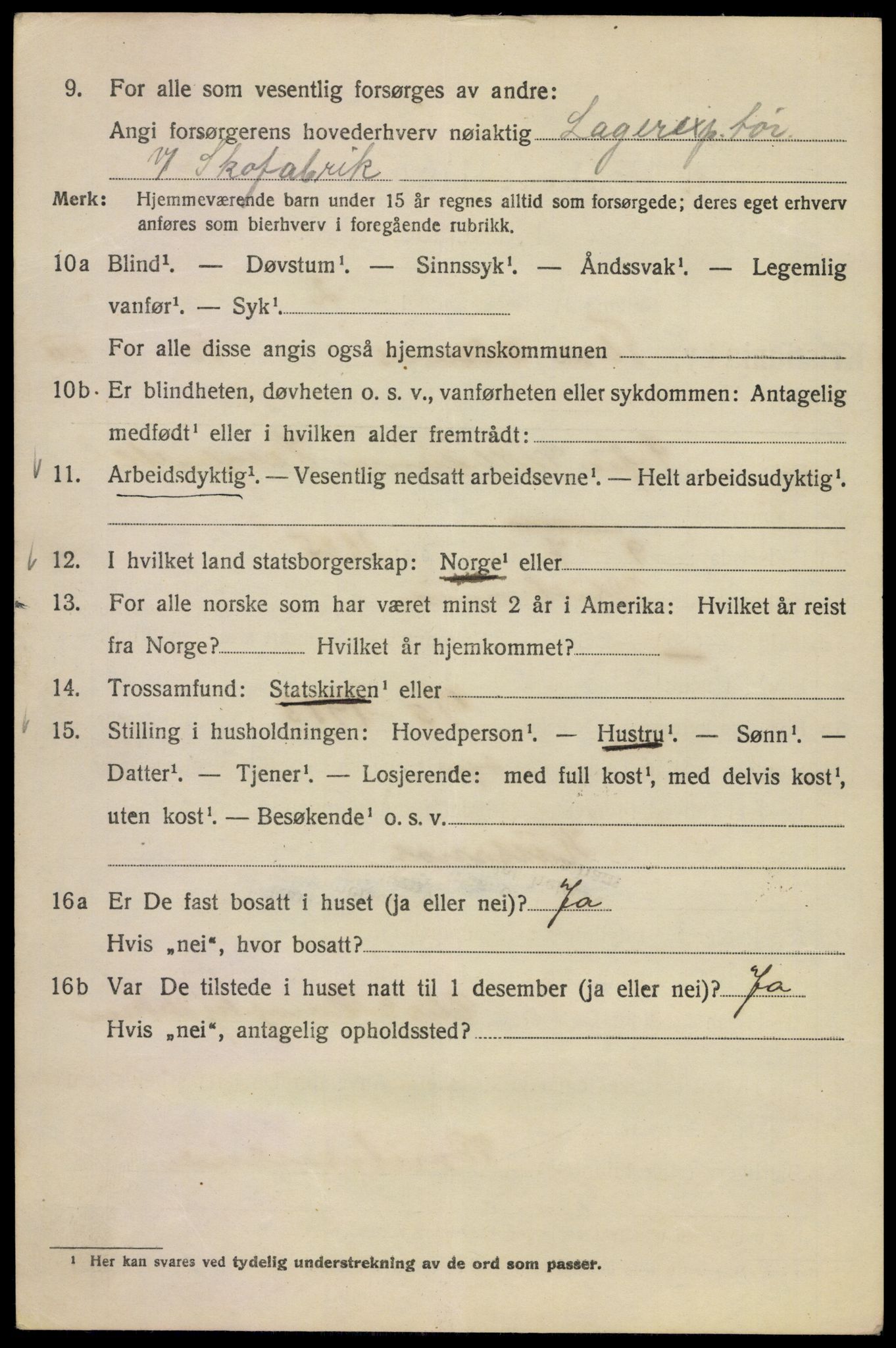 SAO, Folketelling 1920 for 0301 Kristiania kjøpstad, 1920, s. 574180