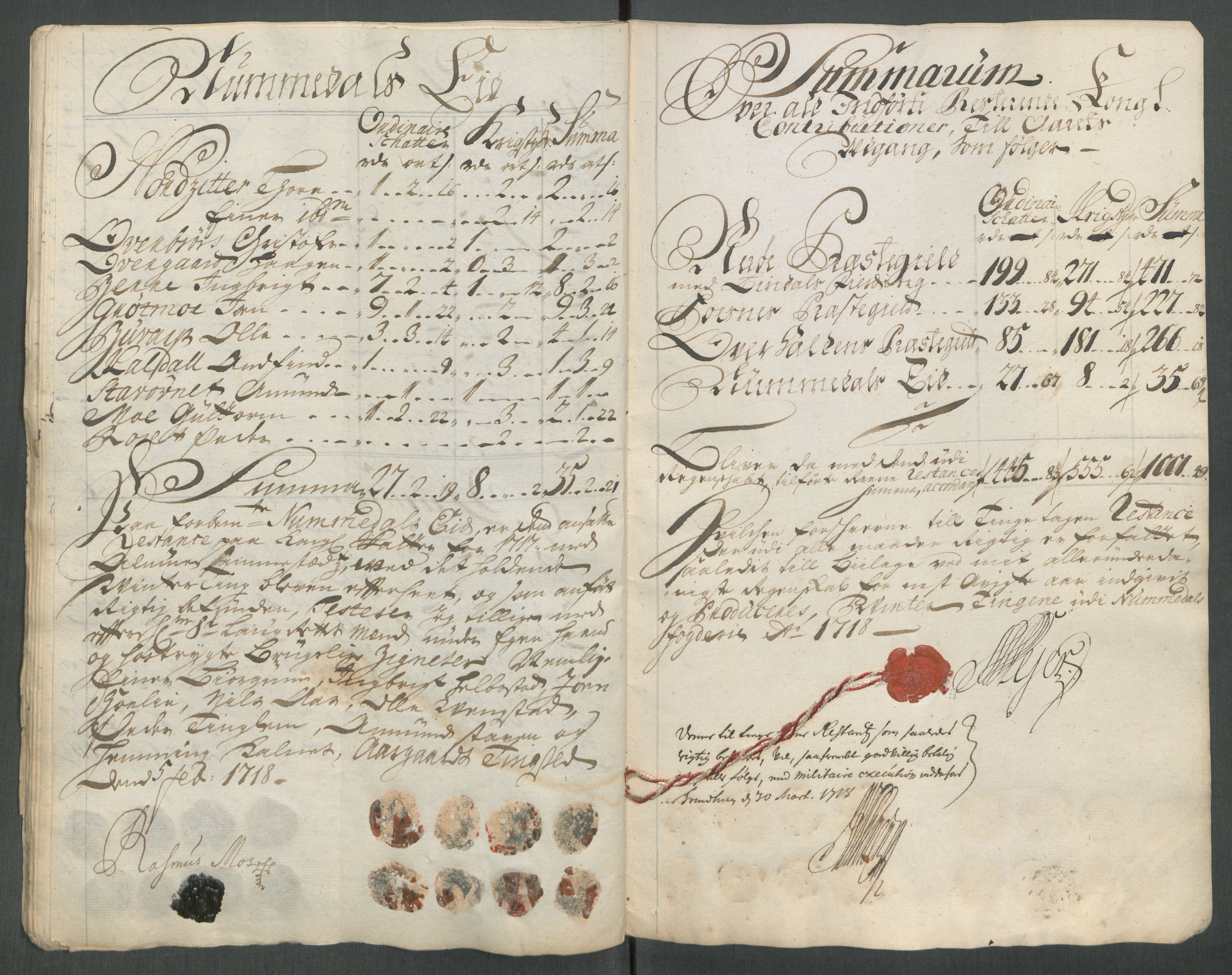 Rentekammeret inntil 1814, Reviderte regnskaper, Fogderegnskap, AV/RA-EA-4092/R64/L4438: Fogderegnskap Namdal, 1717, s. 275