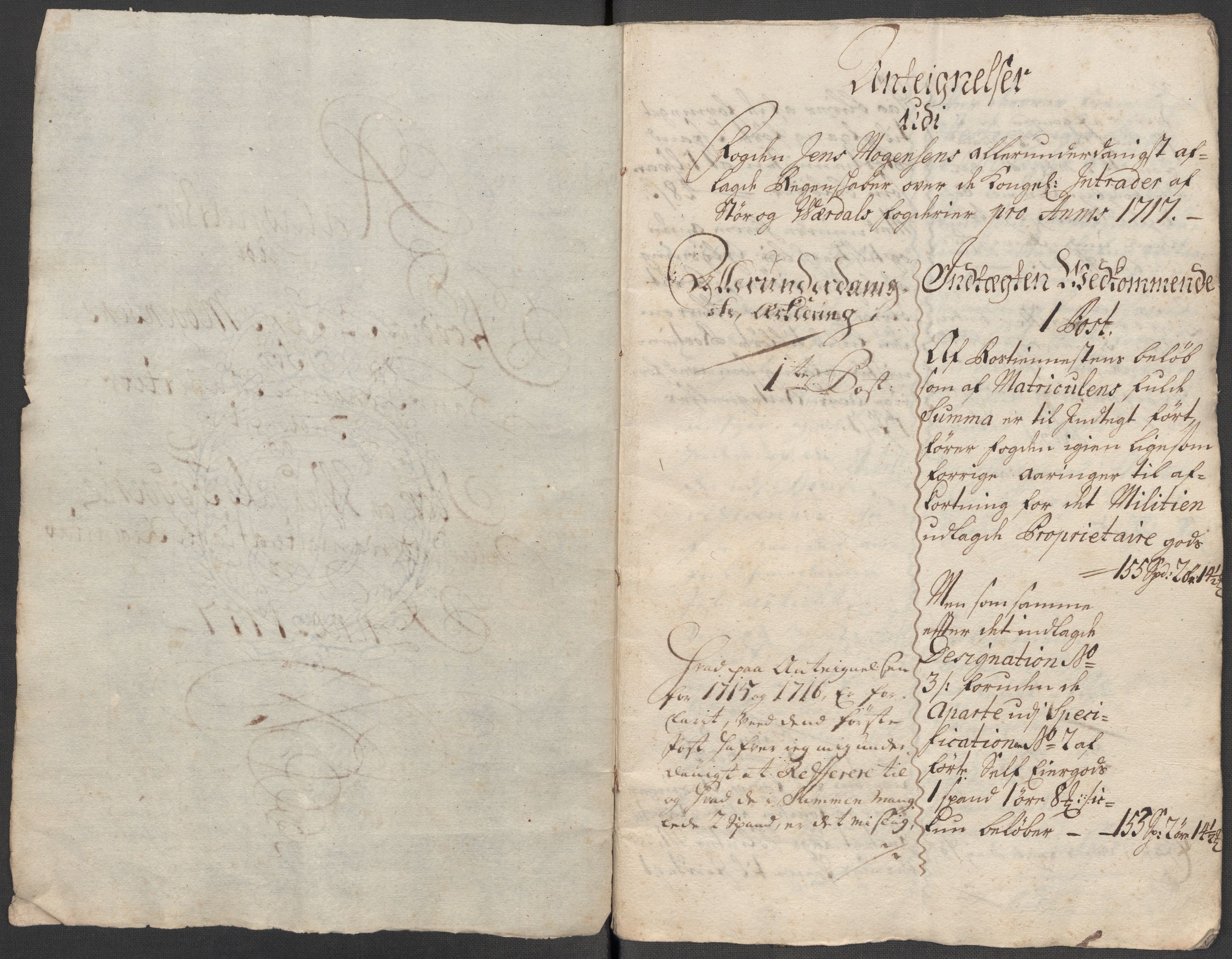 Rentekammeret inntil 1814, Reviderte regnskaper, Fogderegnskap, RA/EA-4092/R62/L4207: Fogderegnskap Stjørdal og Verdal, 1717, s. 314