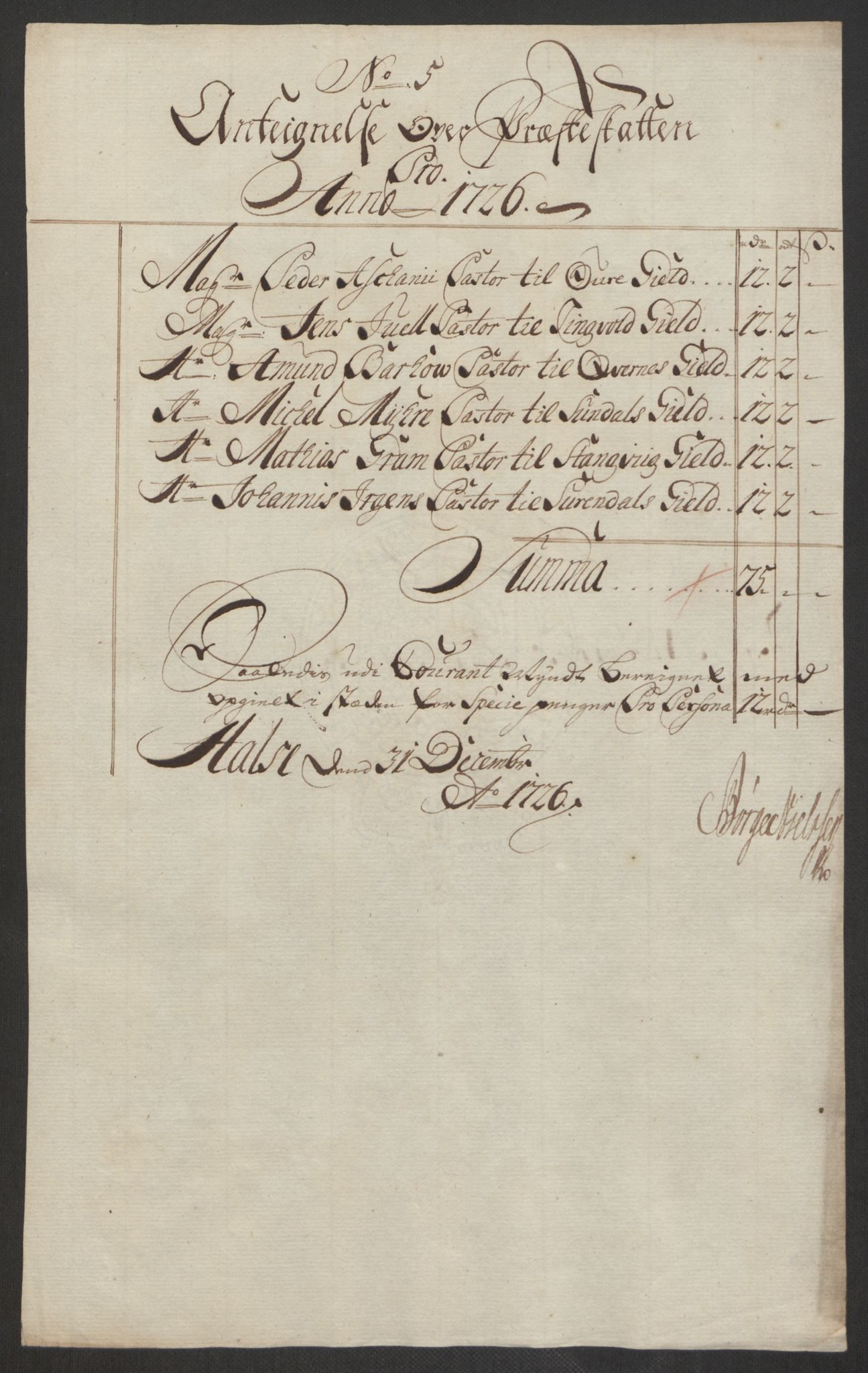 Rentekammeret inntil 1814, Reviderte regnskaper, Fogderegnskap, RA/EA-4092/R56/L3759: Fogderegnskap Nordmøre, 1726, s. 109