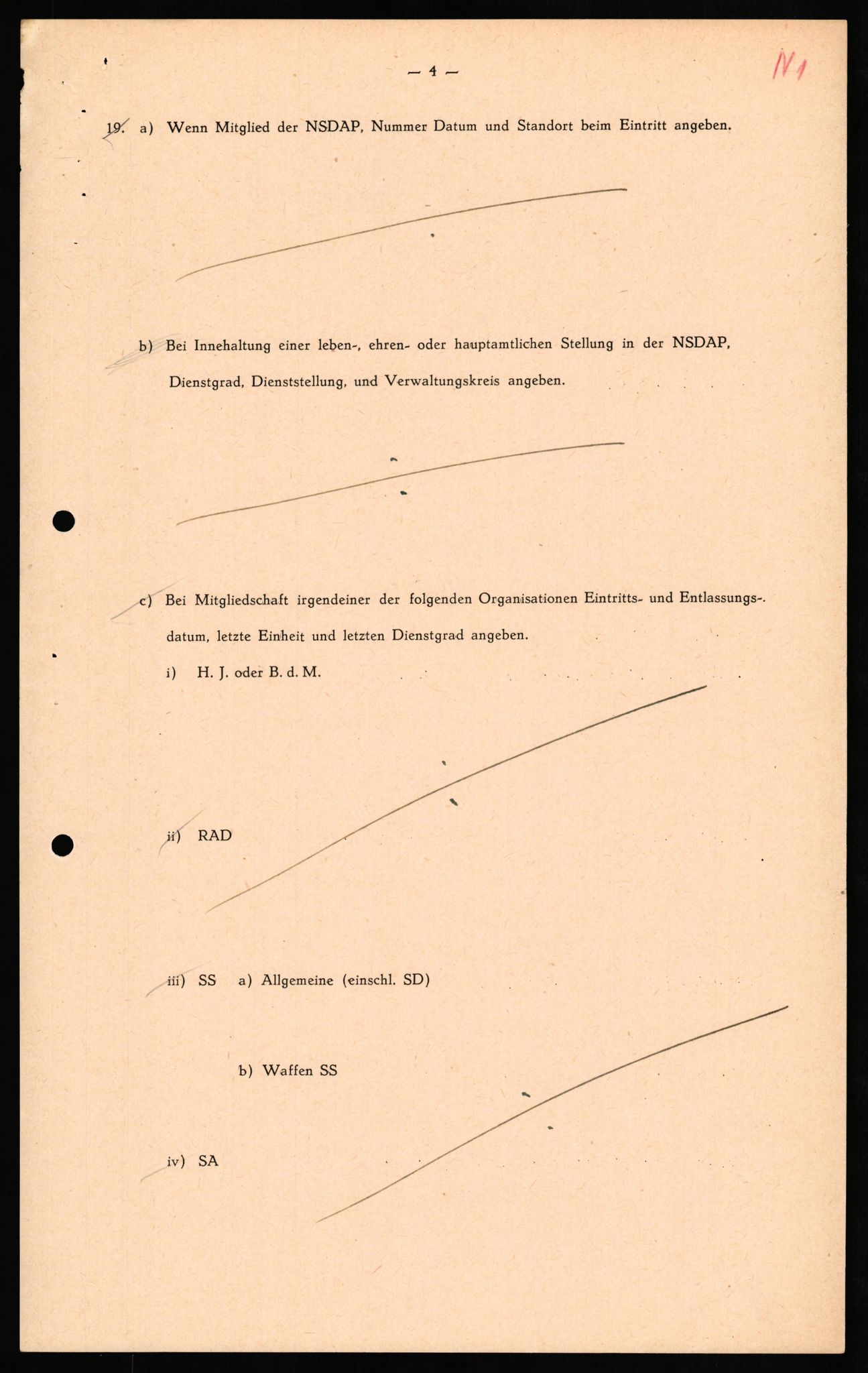 Forsvaret, Forsvarets overkommando II, AV/RA-RAFA-3915/D/Db/L0024: CI Questionaires. Tyske okkupasjonsstyrker i Norge. Tyskere., 1945-1946, s. 107