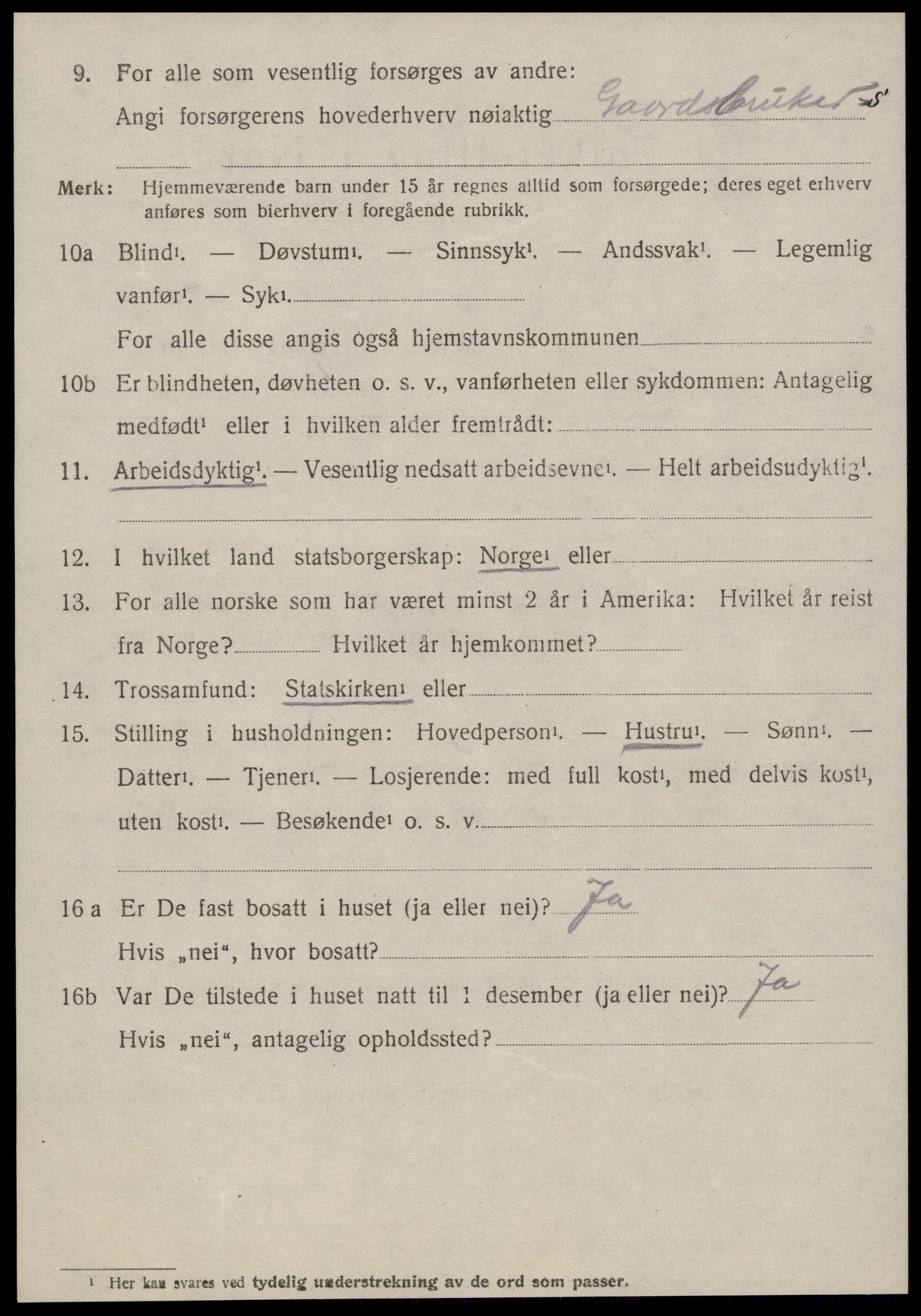 SAT, Folketelling 1920 for 1523 Sunnylven herred, 1920, s. 2427