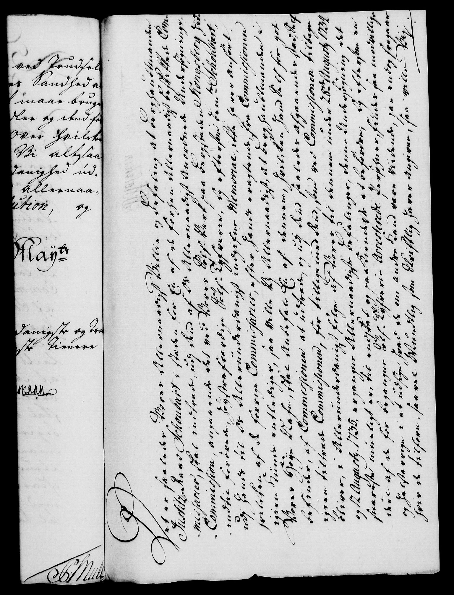 Rentekammeret, Kammerkanselliet, RA/EA-3111/G/Gf/Gfa/L0018: Norsk relasjons- og resolusjonsprotokoll (merket RK 52.18), 1735, s. 512