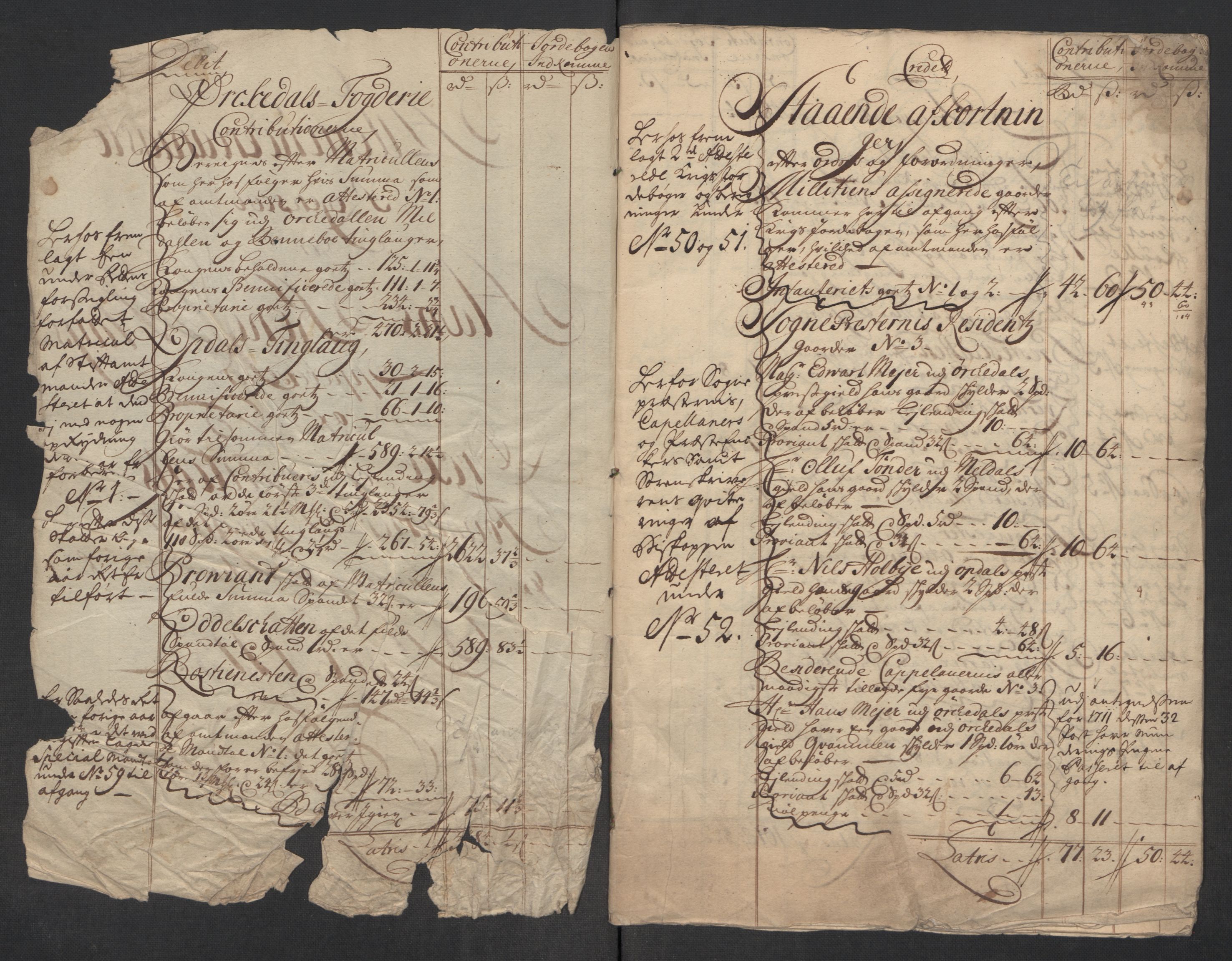 Rentekammeret inntil 1814, Reviderte regnskaper, Fogderegnskap, AV/RA-EA-4092/R60/L3966: Fogderegnskap Orkdal og Gauldal, 1715, s. 5