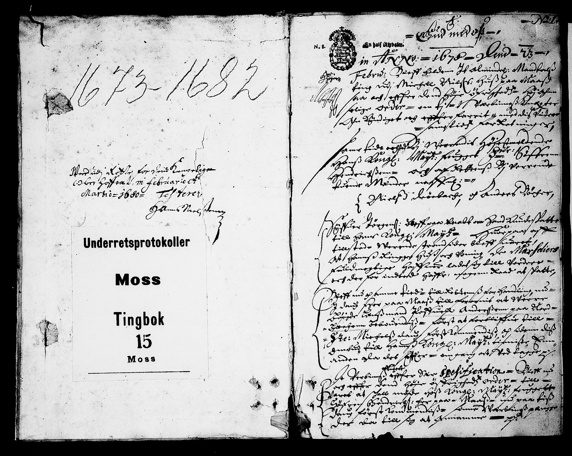 Moss sorenskriveri, SAO/A-10168, 1678-1682, s. 0b-1a