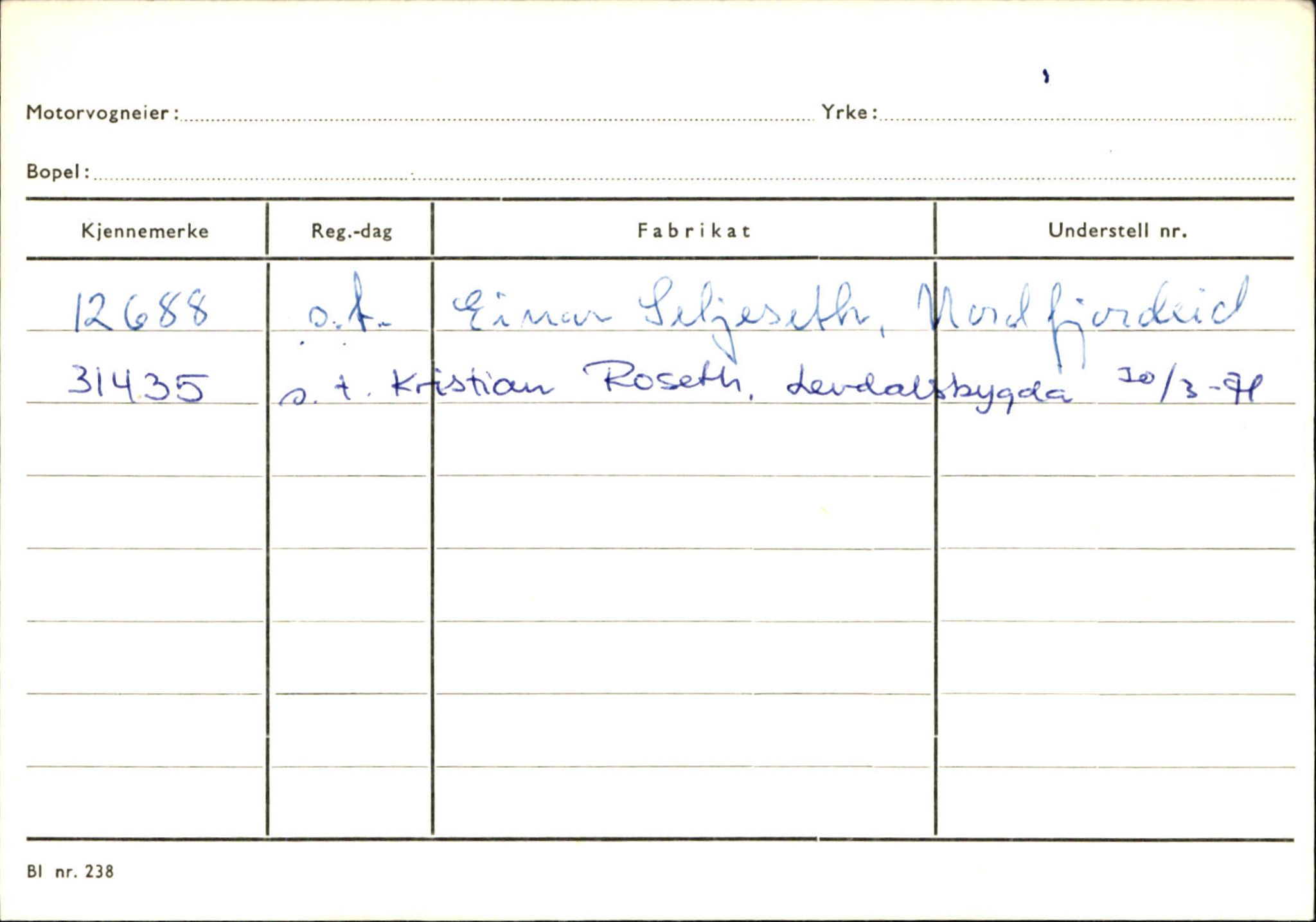 Statens vegvesen, Sogn og Fjordane vegkontor, SAB/A-5301/4/F/L0129: Eigarregistrer Eid A-S, 1945-1975, s. 1273