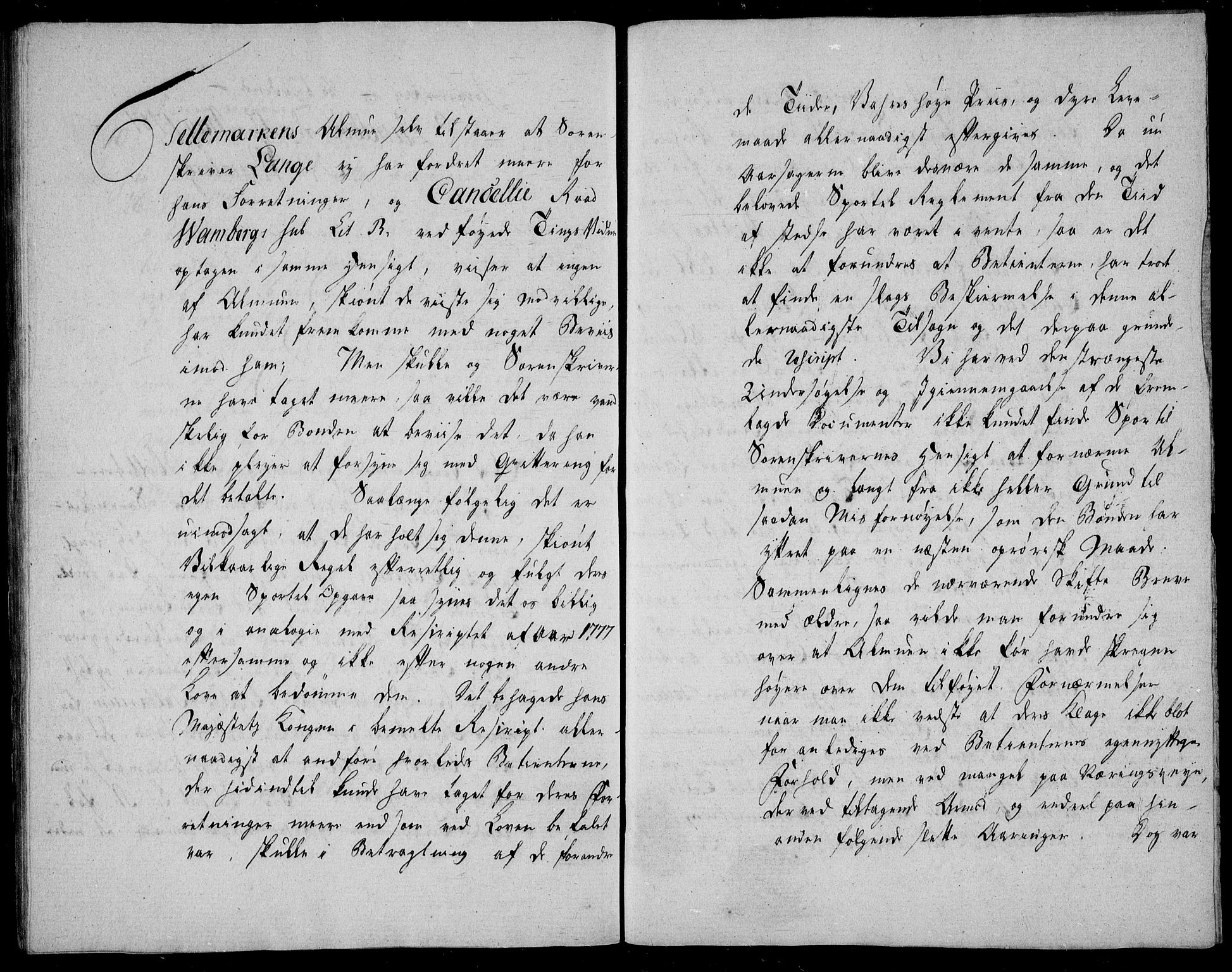 Danske Kanselli, Skapsaker, AV/RA-EA-4061/F/L0101: Skap 16, pakke 7 VII, 1787, s. 1194