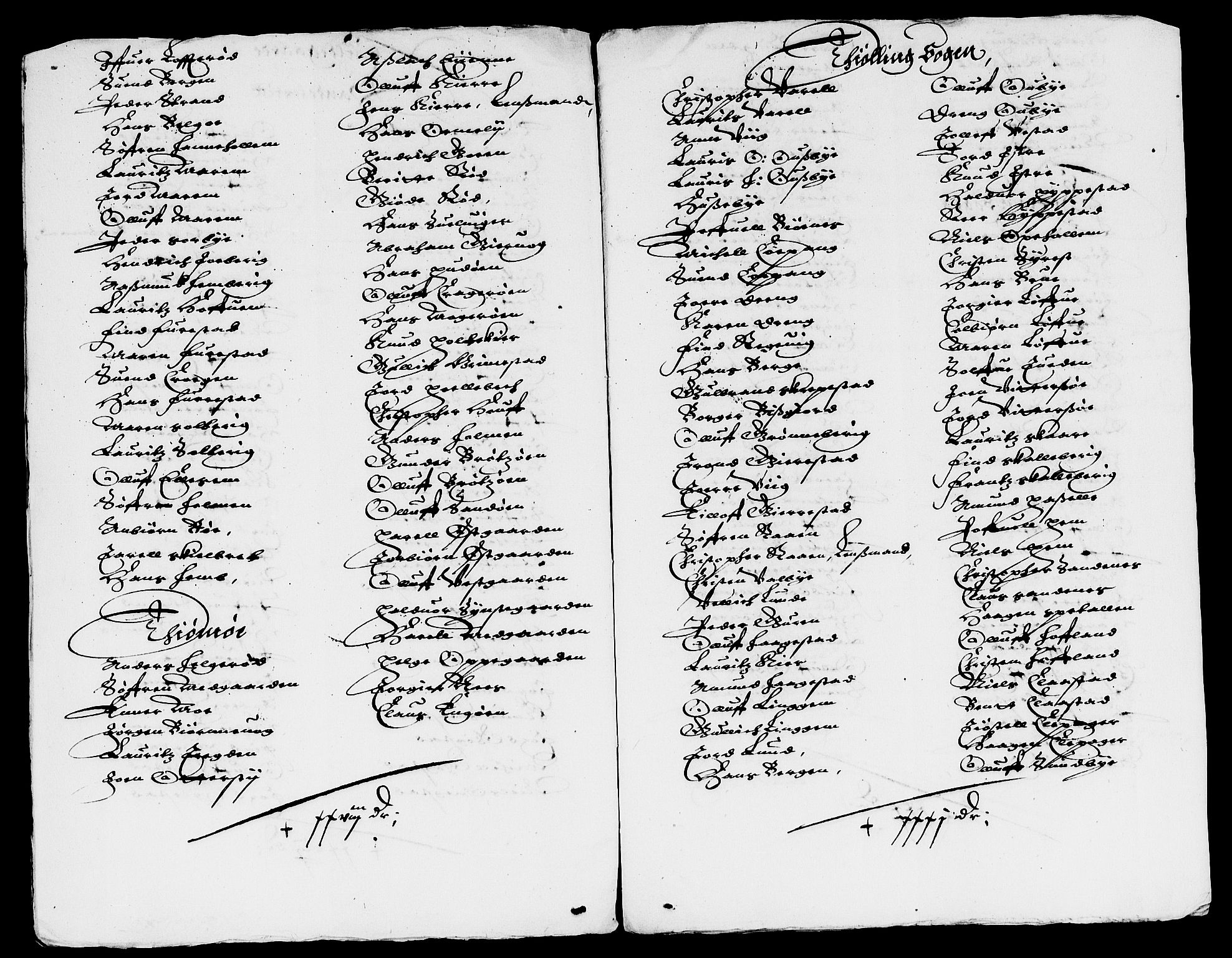 Rentekammeret inntil 1814, Reviderte regnskaper, Lensregnskaper, AV/RA-EA-5023/R/Rb/Rbl/L0009: Brunla len, 1643-1647
