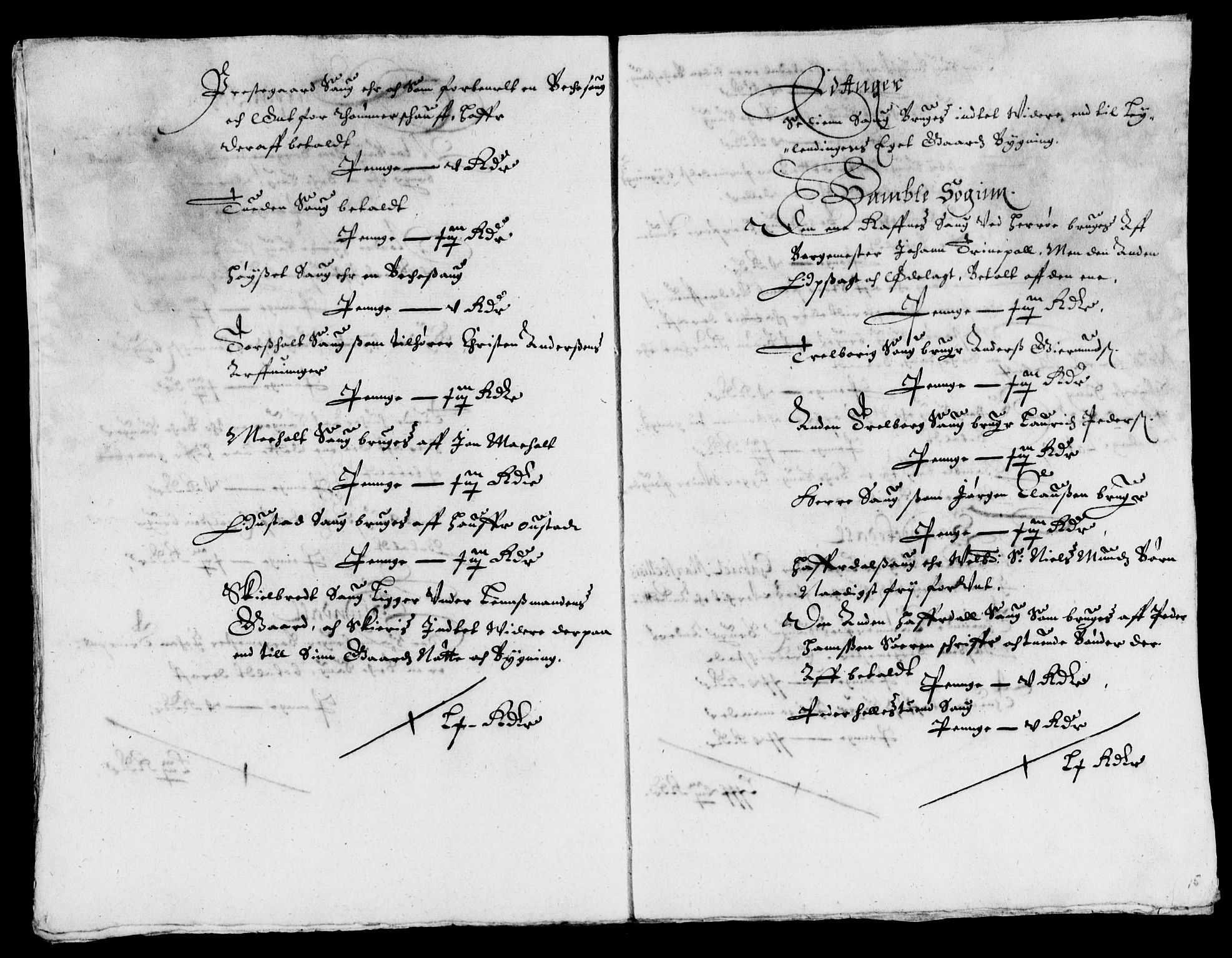 Rentekammeret inntil 1814, Reviderte regnskaper, Lensregnskaper, AV/RA-EA-5023/R/Rb/Rbp/L0032: Bratsberg len, 1645-1647
