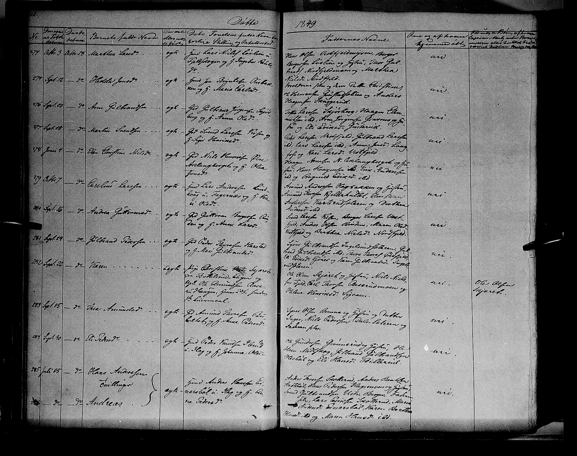 Vinger prestekontor, AV/SAH-PREST-024/H/Ha/Haa/L0009: Ministerialbok nr. 9, 1847-1855, s. 62