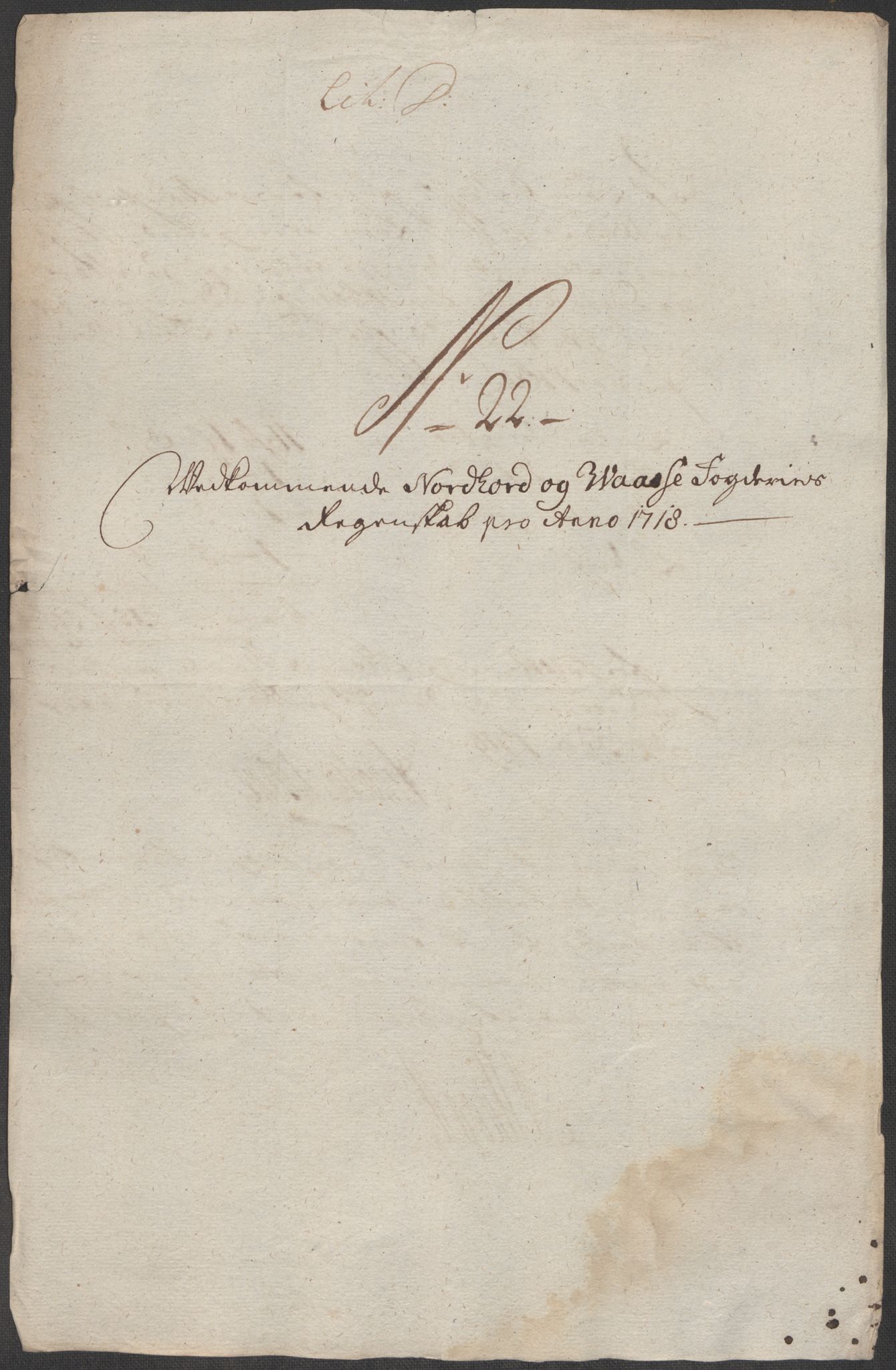 Rentekammeret inntil 1814, Reviderte regnskaper, Fogderegnskap, AV/RA-EA-4092/R51/L3202: Fogderegnskap Nordhordland og Voss, 1718, s. 99