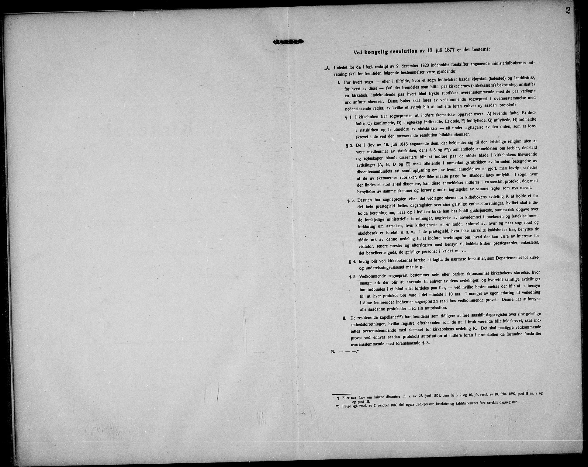 Tønsberg kirkebøker, AV/SAKO-A-330/G/Ga/L0016: Klokkerbok nr. 16, 1920-1933, s. 2