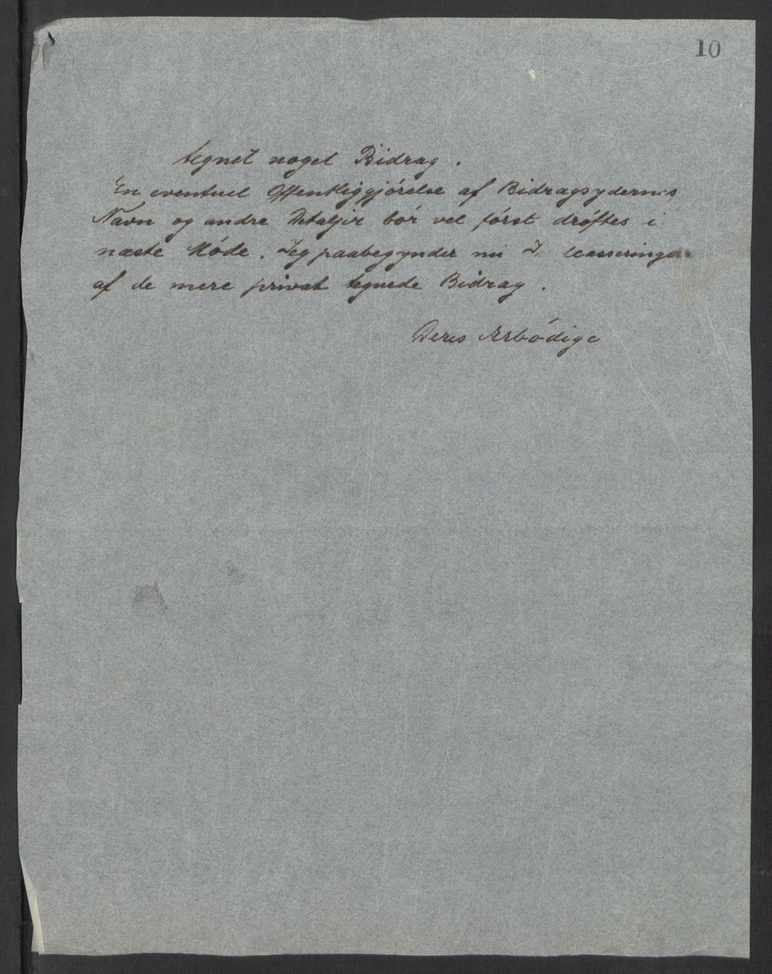 Arbeidskomitéen for Fridtjof Nansens polarekspedisjon, AV/RA-PA-0061/D/L0001/0001: Pengeinnsamlingen / Kopibok, 1893-1895, s. 13