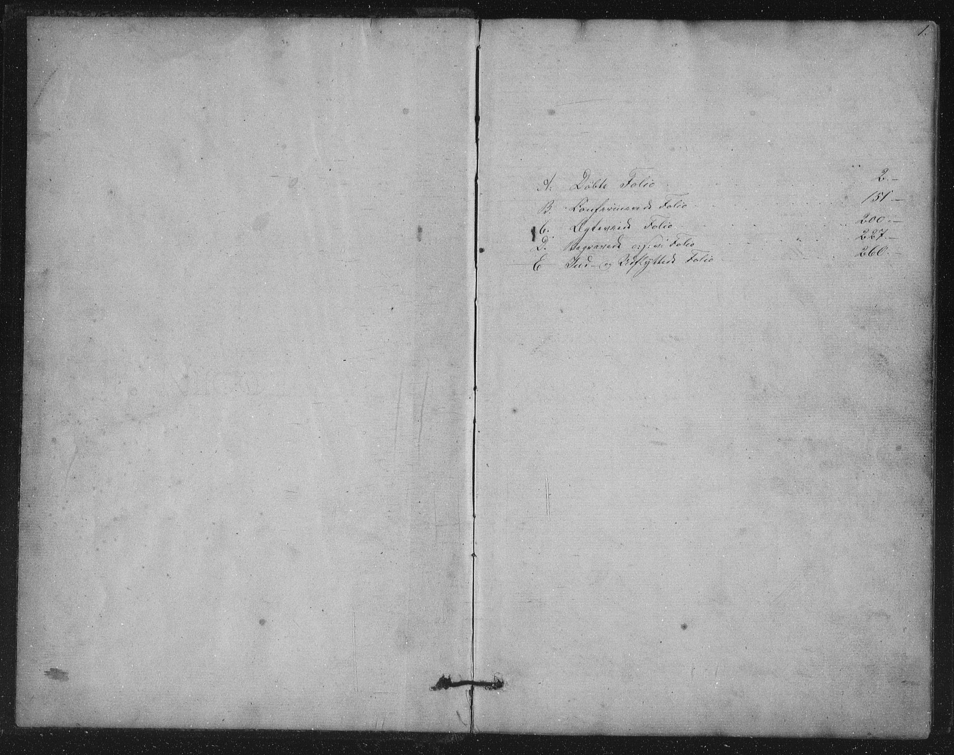 Jostedal sokneprestembete, SAB/A-80601/H/Hab/Haba/L0001: Klokkerbok nr. A 1, 1861-1906, s. 1