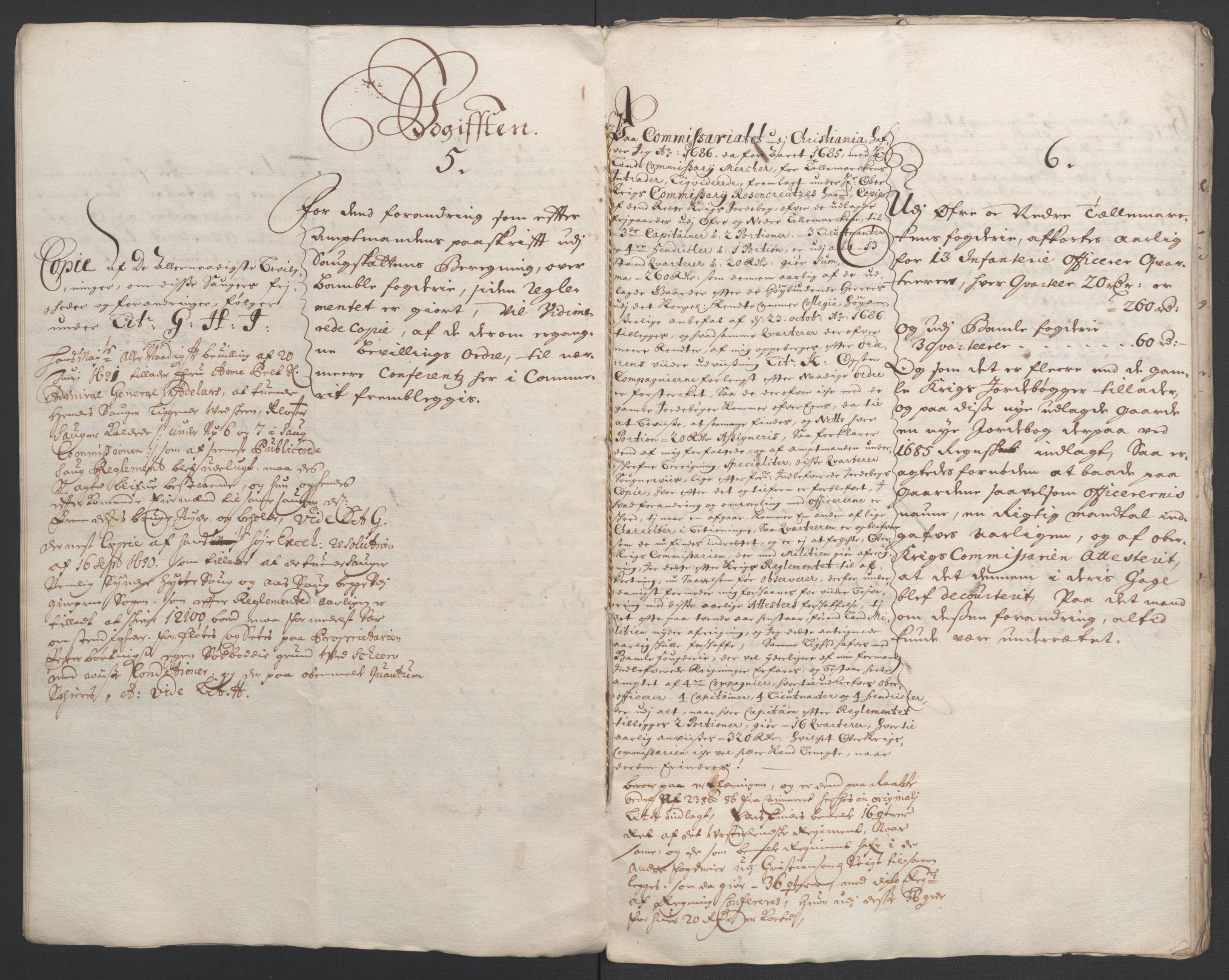 Rentekammeret inntil 1814, Reviderte regnskaper, Fogderegnskap, AV/RA-EA-4092/R36/L2092: Fogderegnskap Øvre og Nedre Telemark og Bamble, 1694, s. 281