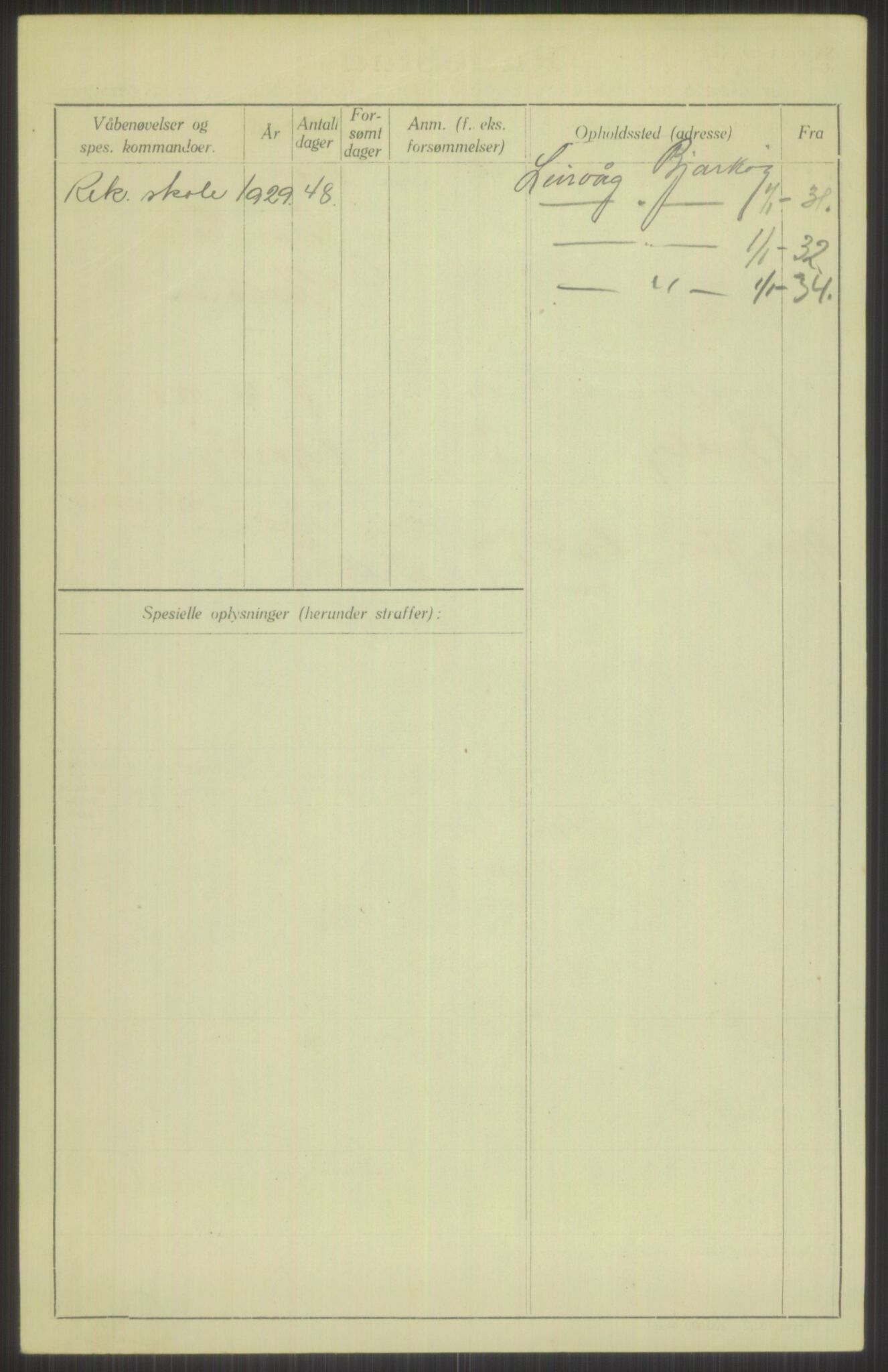 Forsvaret, Troms infanteriregiment nr. 16, AV/RA-RAFA-3146/P/Pa/L0013/0004: Rulleblad / Rulleblad for regimentets menige mannskaper, årsklasse 1929, 1929, s. 1274