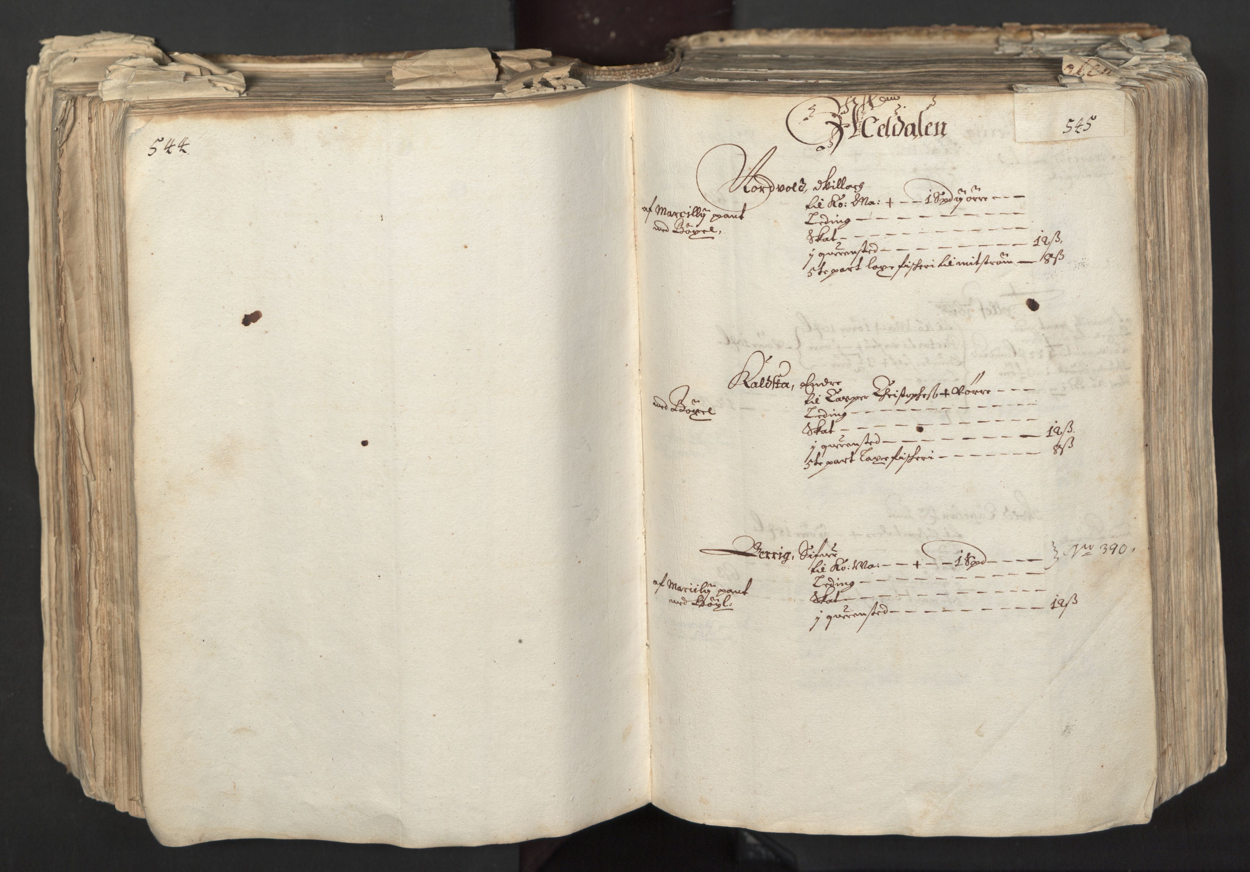 Rentekammeret inntil 1814, Realistisk ordnet avdeling, RA/EA-4070/L/L0027: Trondheim lagdømme:, 1661, s. 544-545