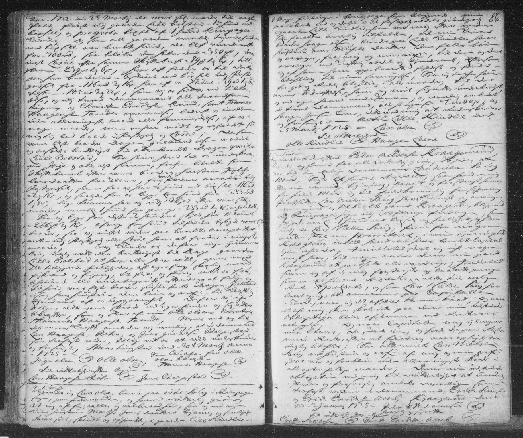 Hedemarken sorenskriveri, SAH/TING-034/H/Hb/L0003: Pantebok nr. 3, 1723-1732, s. 86