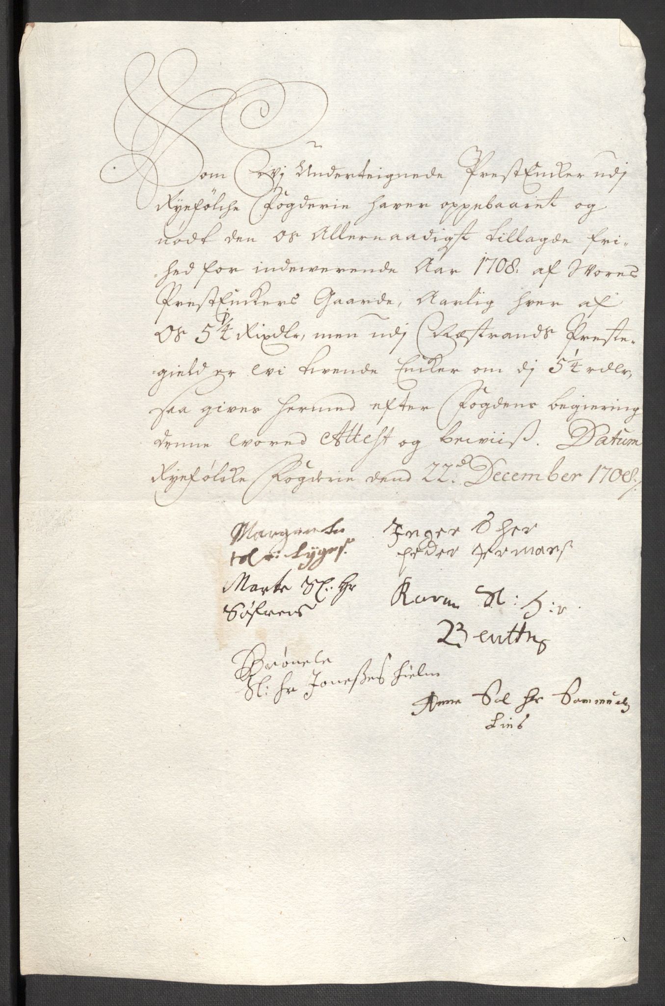 Rentekammeret inntil 1814, Reviderte regnskaper, Fogderegnskap, AV/RA-EA-4092/R47/L2861: Fogderegnskap Ryfylke, 1706-1709, s. 212