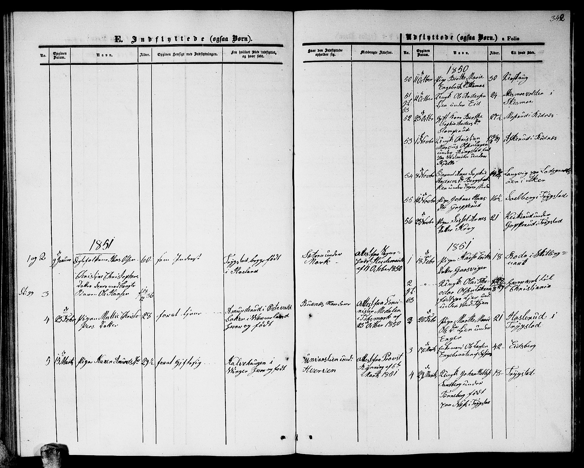Høland prestekontor Kirkebøker, AV/SAO-A-10346a/G/Ga/L0003: Klokkerbok nr. I 3, 1846-1853, s. 342