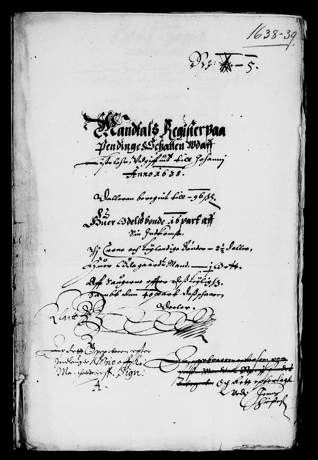 Rentekammeret inntil 1814, Reviderte regnskaper, Lensregnskaper, AV/RA-EA-5023/R/Rb/Rbr/L0012: Lista len, 1638-1640