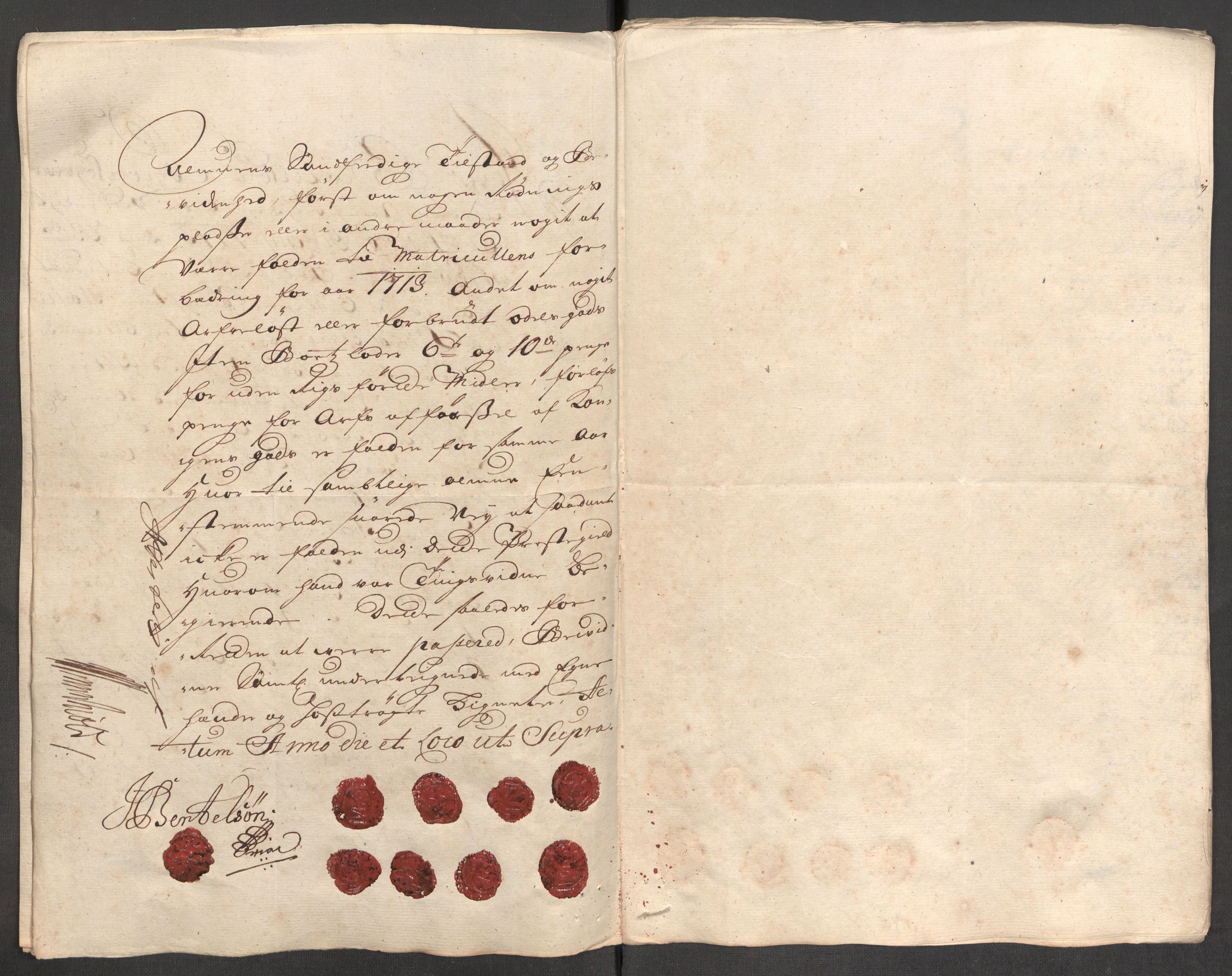 Rentekammeret inntil 1814, Reviderte regnskaper, Fogderegnskap, RA/EA-4092/R07/L0307: Fogderegnskap Rakkestad, Heggen og Frøland, 1713, s. 8