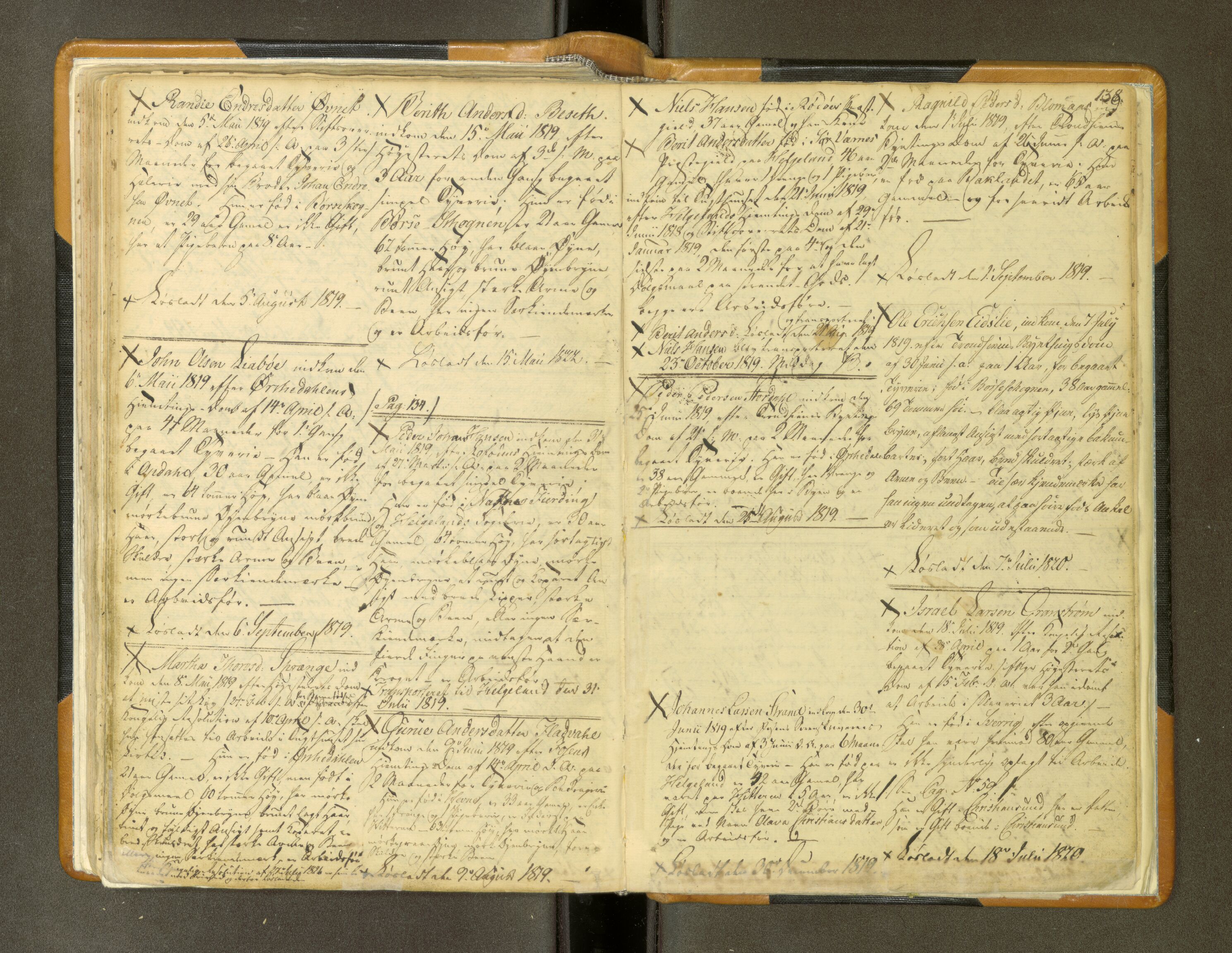 Trondheim tukthus, AV/SAT-A-4619/05/64/L0001: 64. 1 Fangeprotokoll, 1737-1824
